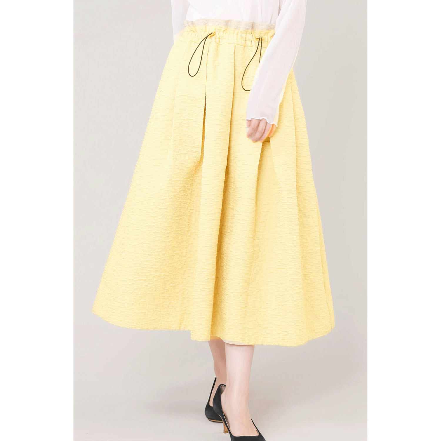 trois ふくれジャカードボリュームスカート - 画像6