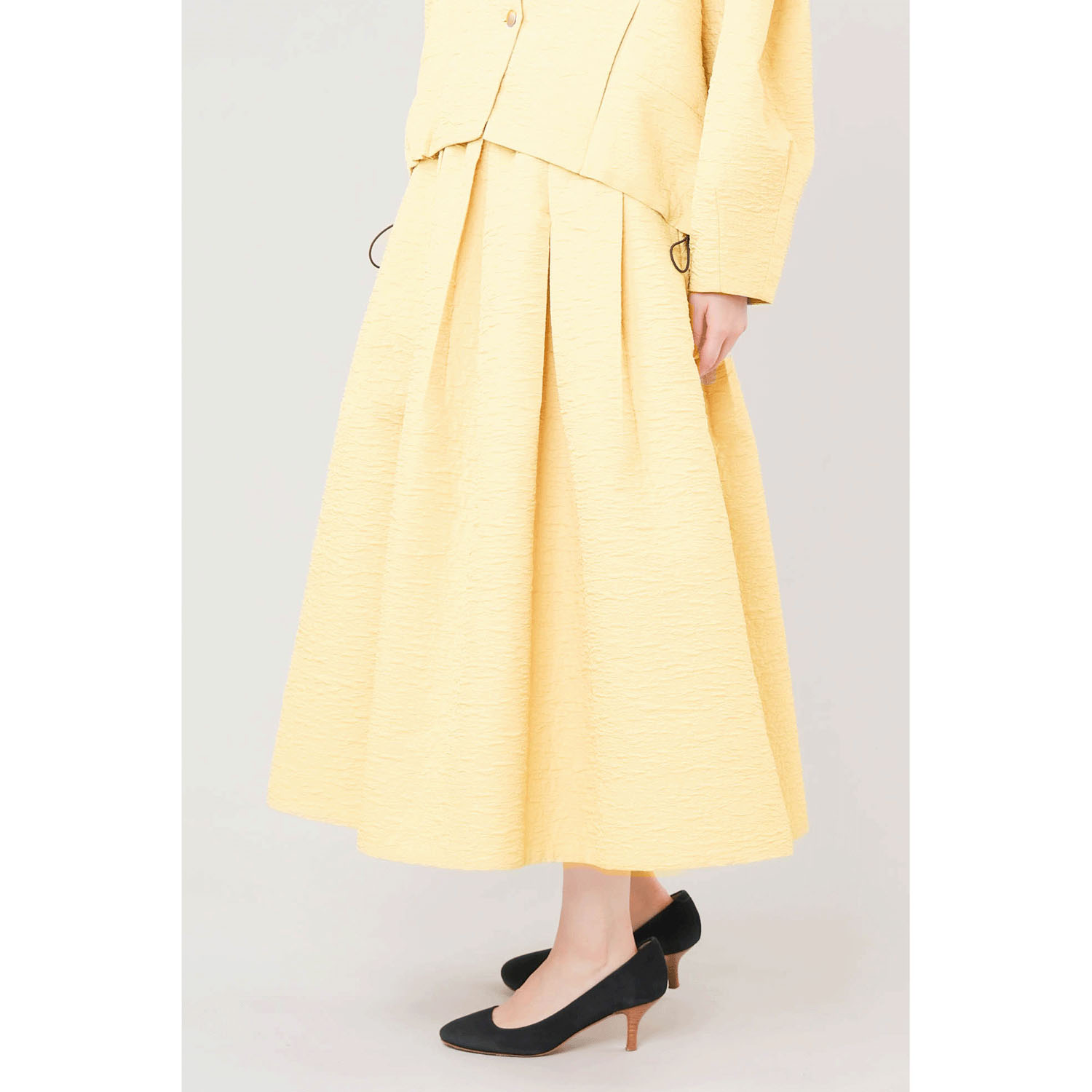 trois ふくれジャカードボリュームスカート - 画像10