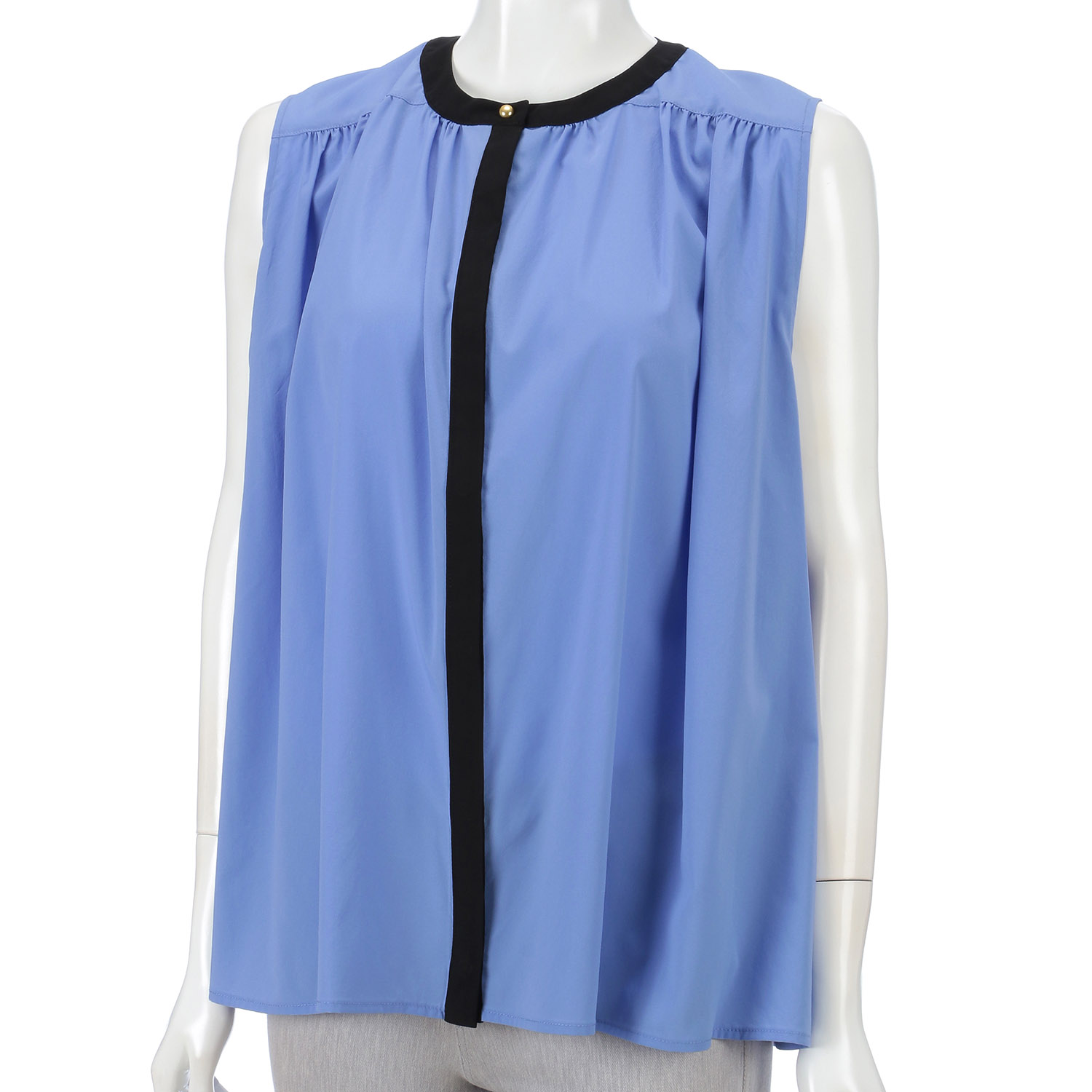 trois シフォンギャザーブラウス - 画像8