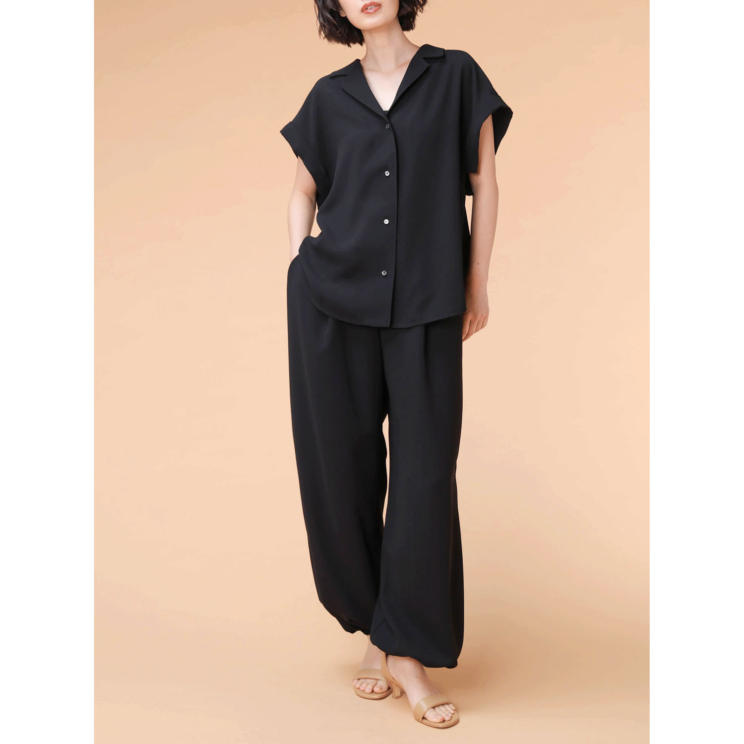 trois ジョーゼットパンツ - 画像3