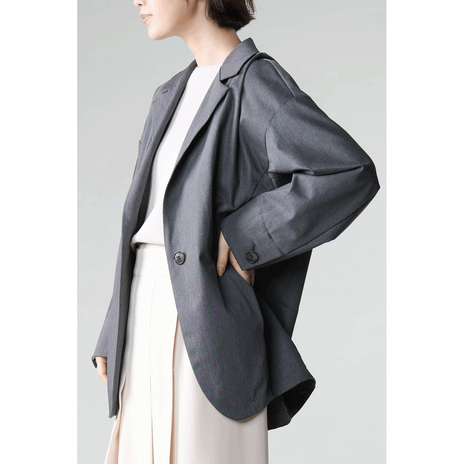 【Insta Live】trois ツイルストレッチジャケット - 画像3