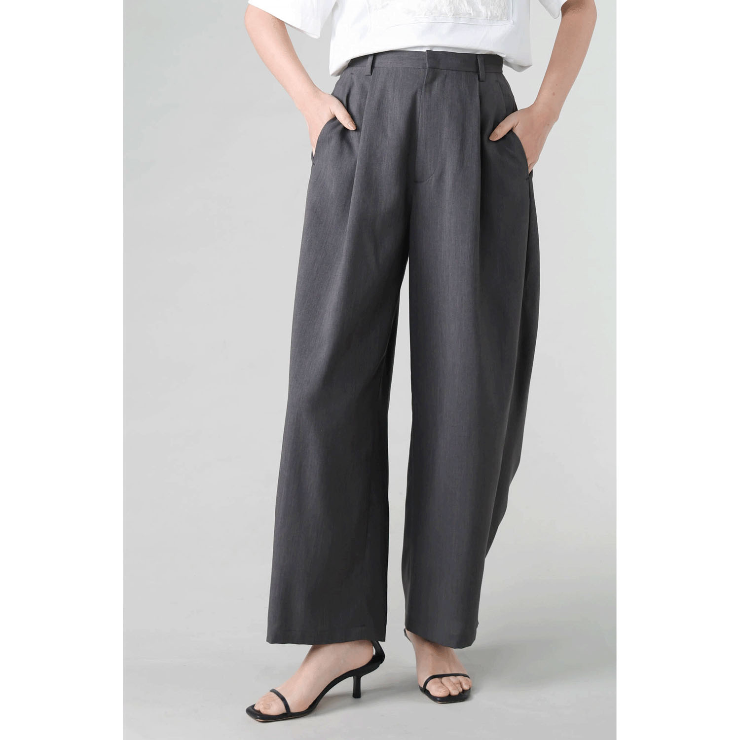 trois クロスストレッチパンツ - 画像2