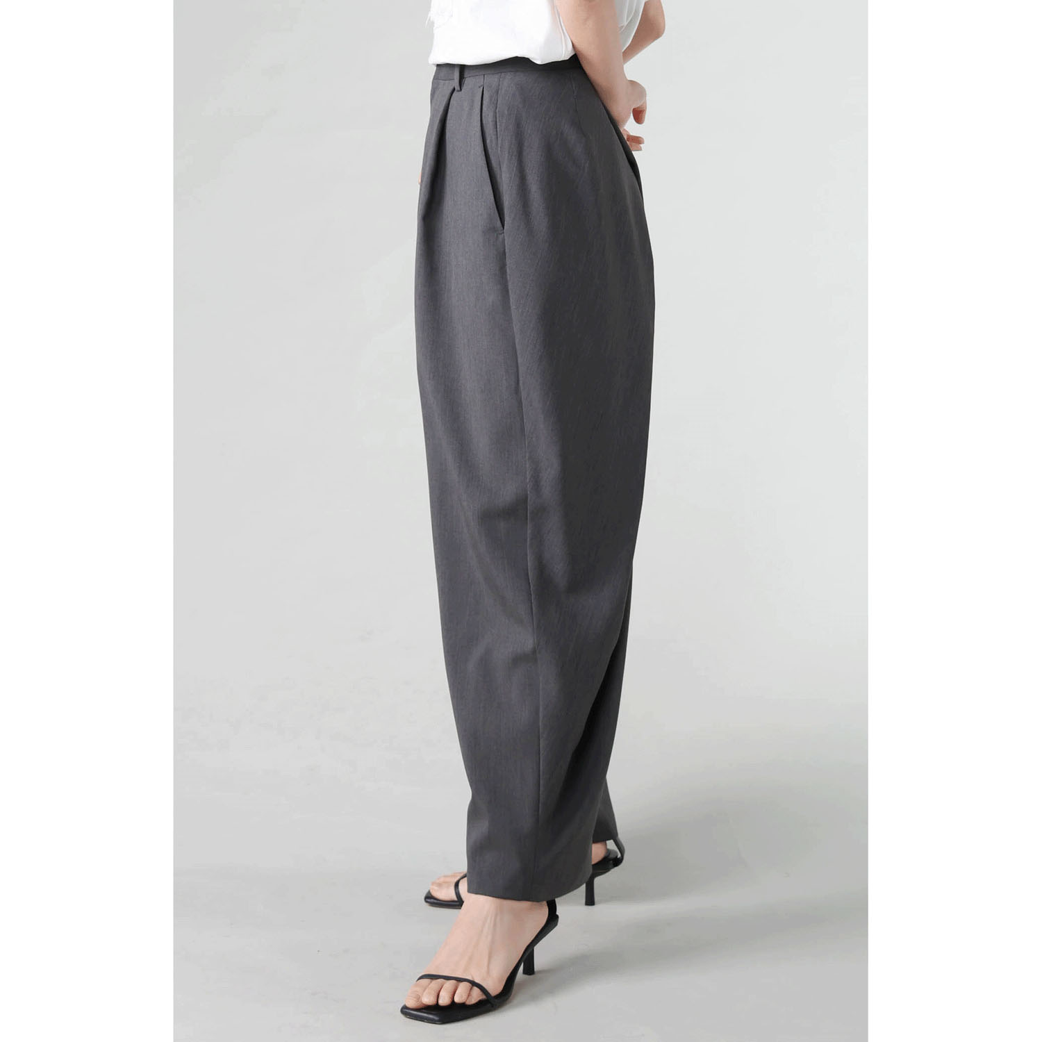 trois クロスストレッチパンツ - 画像3