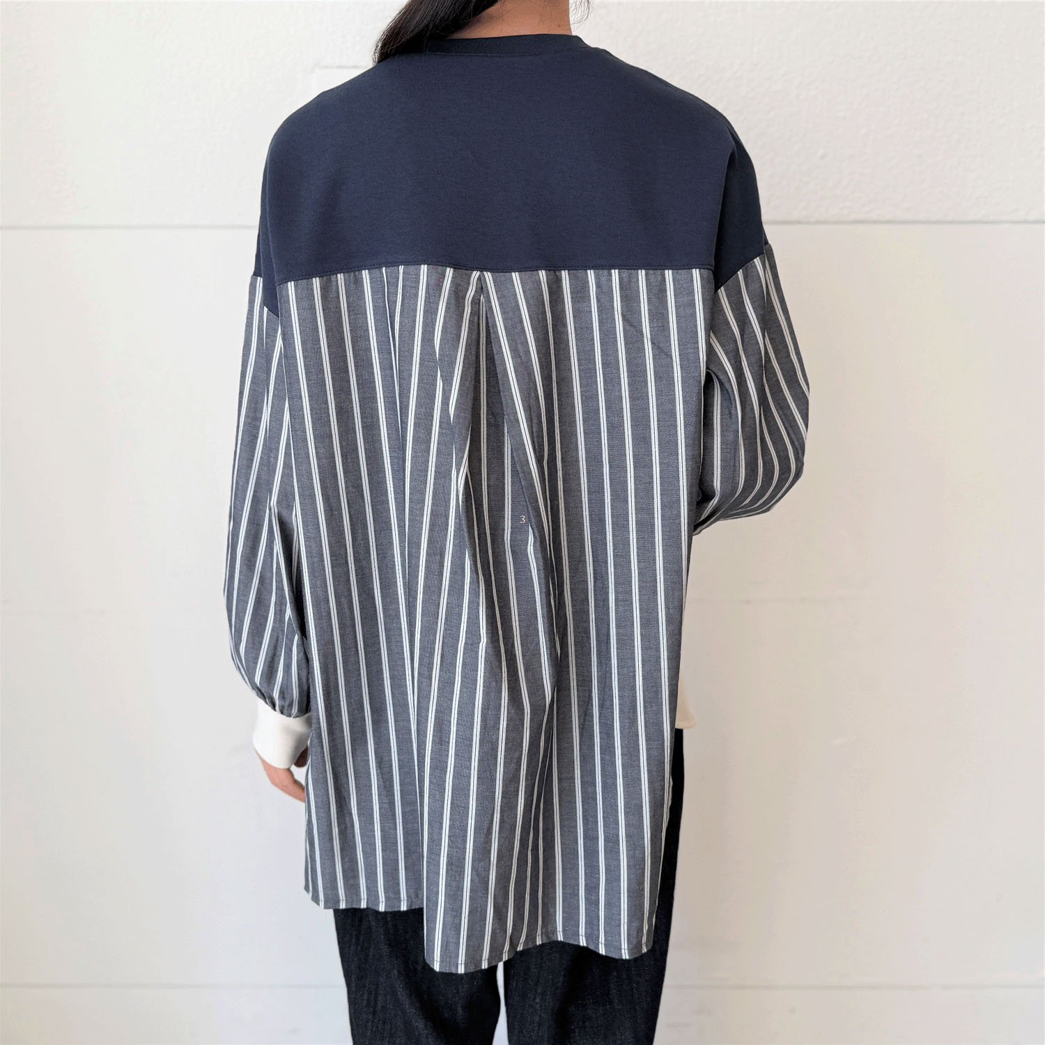 ストライプ切替プルオーバー - 画像7