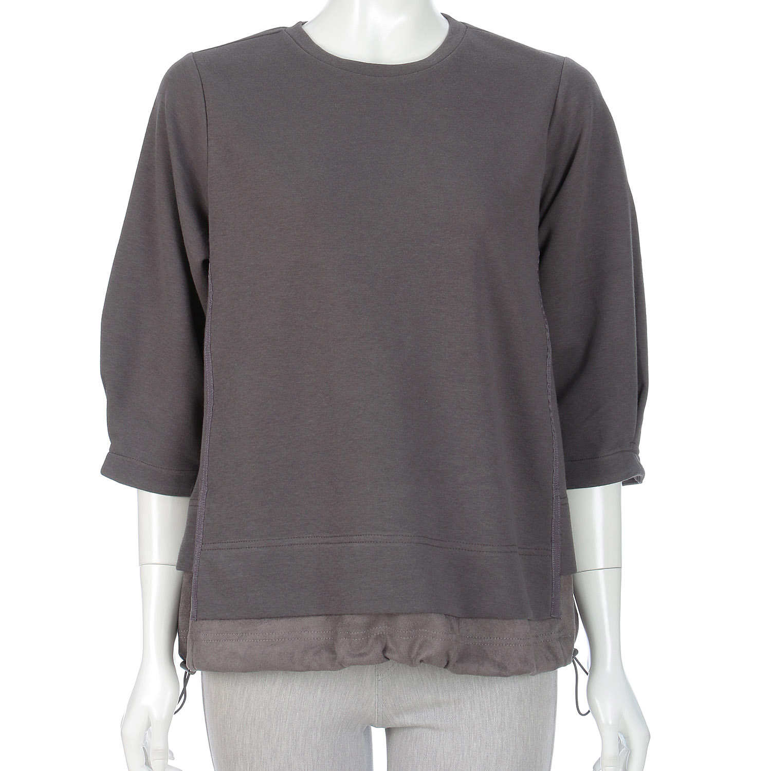 TCダンボール×スウェード切替プルオーバー - 画像2