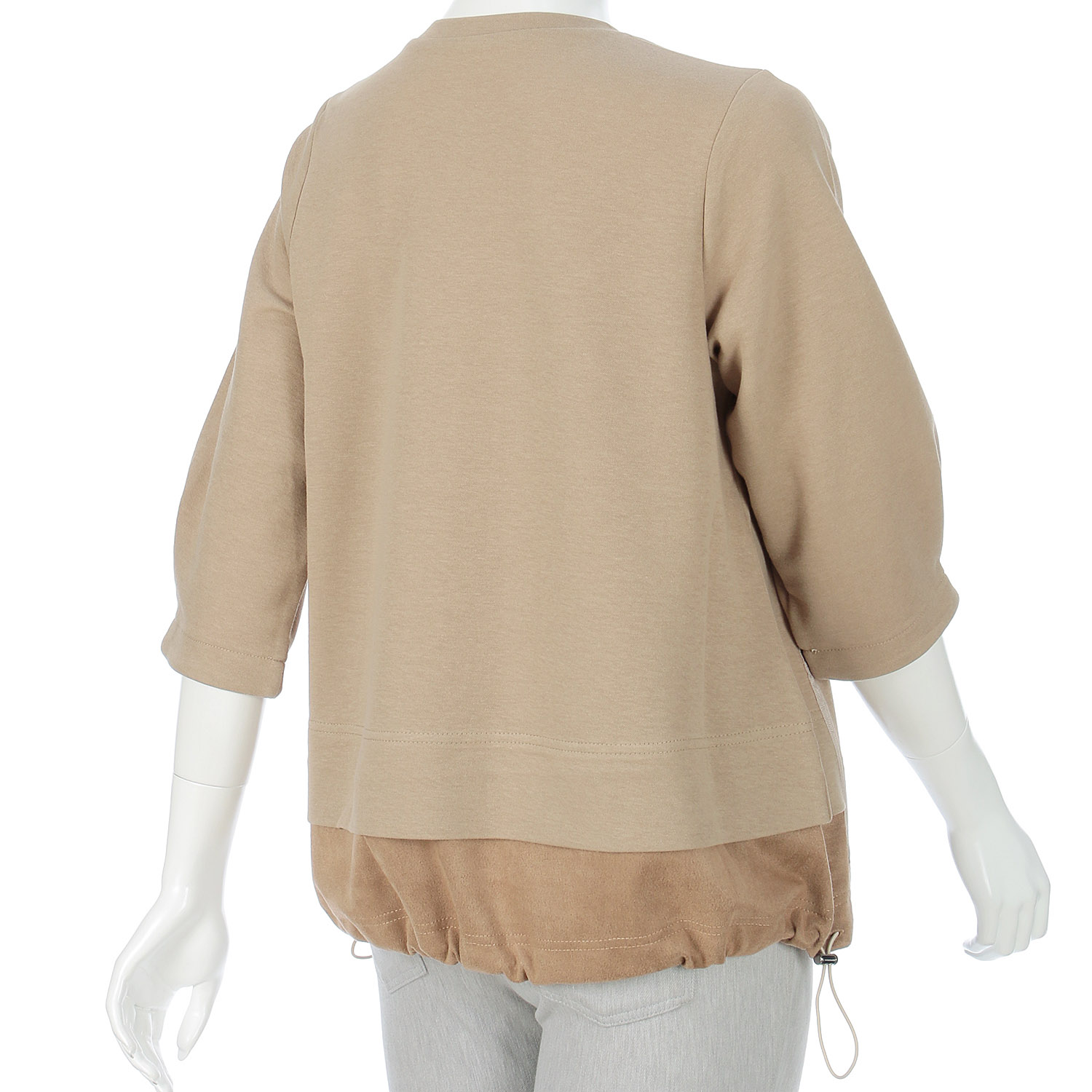 TCダンボール×スウェード切替プルオーバー - 画像5