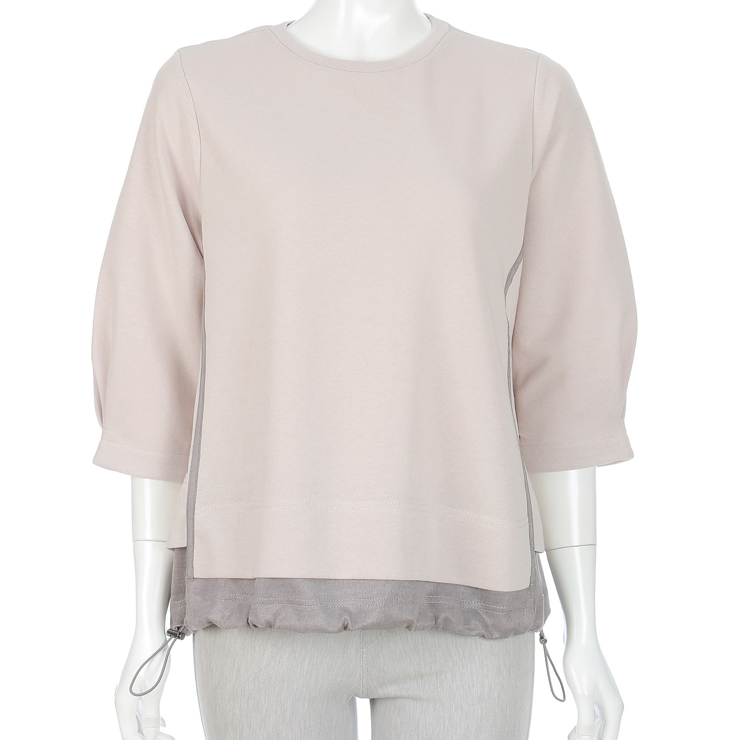 TCダンボール×スウェード切替プルオーバー - 画像1