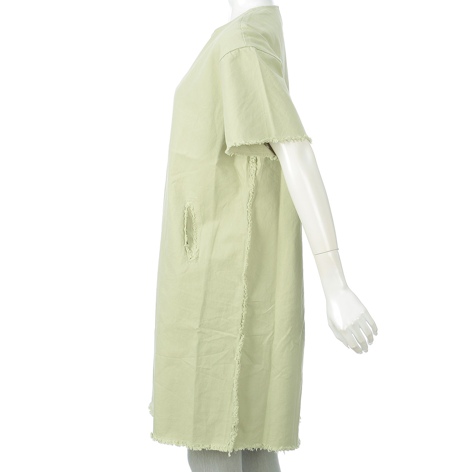 袖裾フリンジチュニック - 画像5