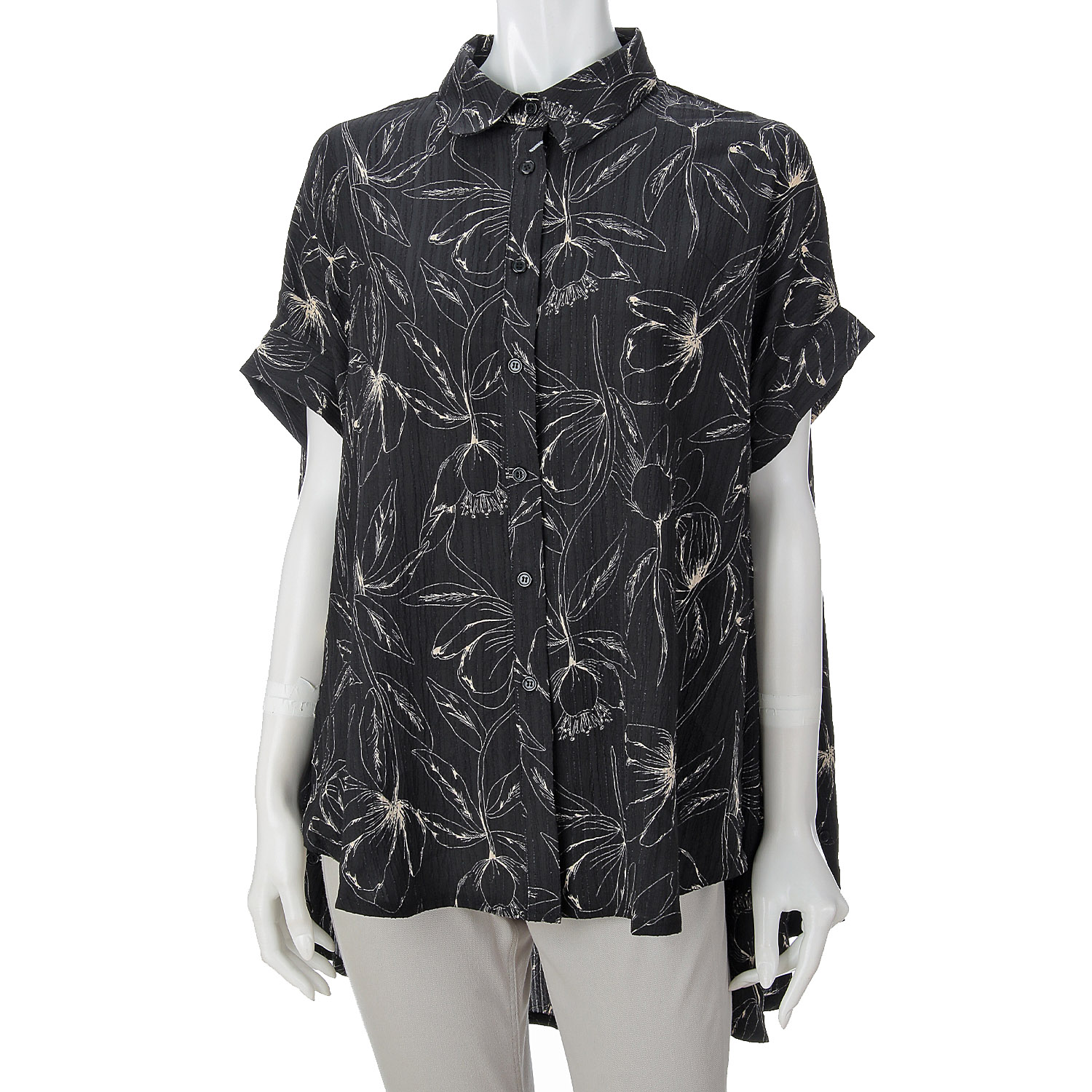 花柄BIGシャツ - 画像5