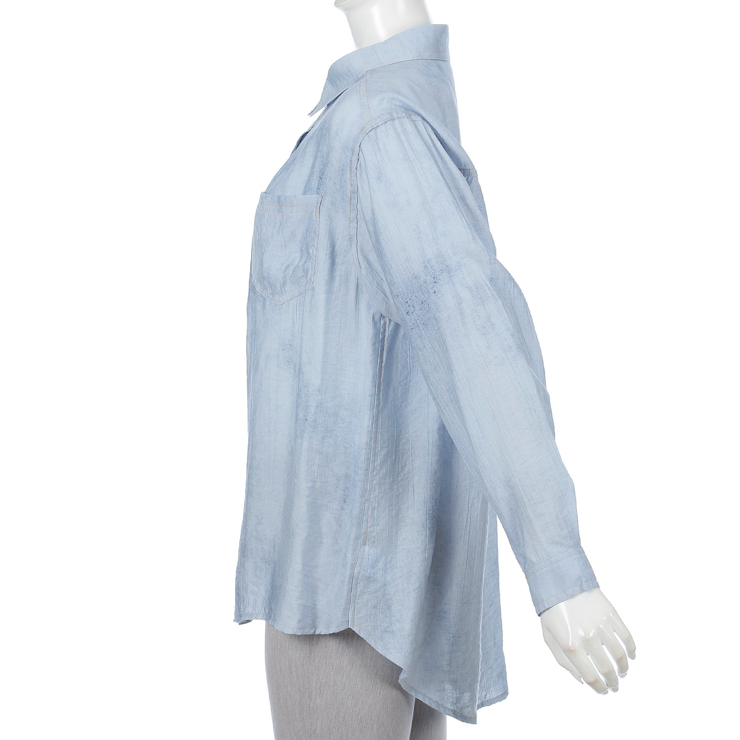 セミシアーデニム風シャツ - 画像7