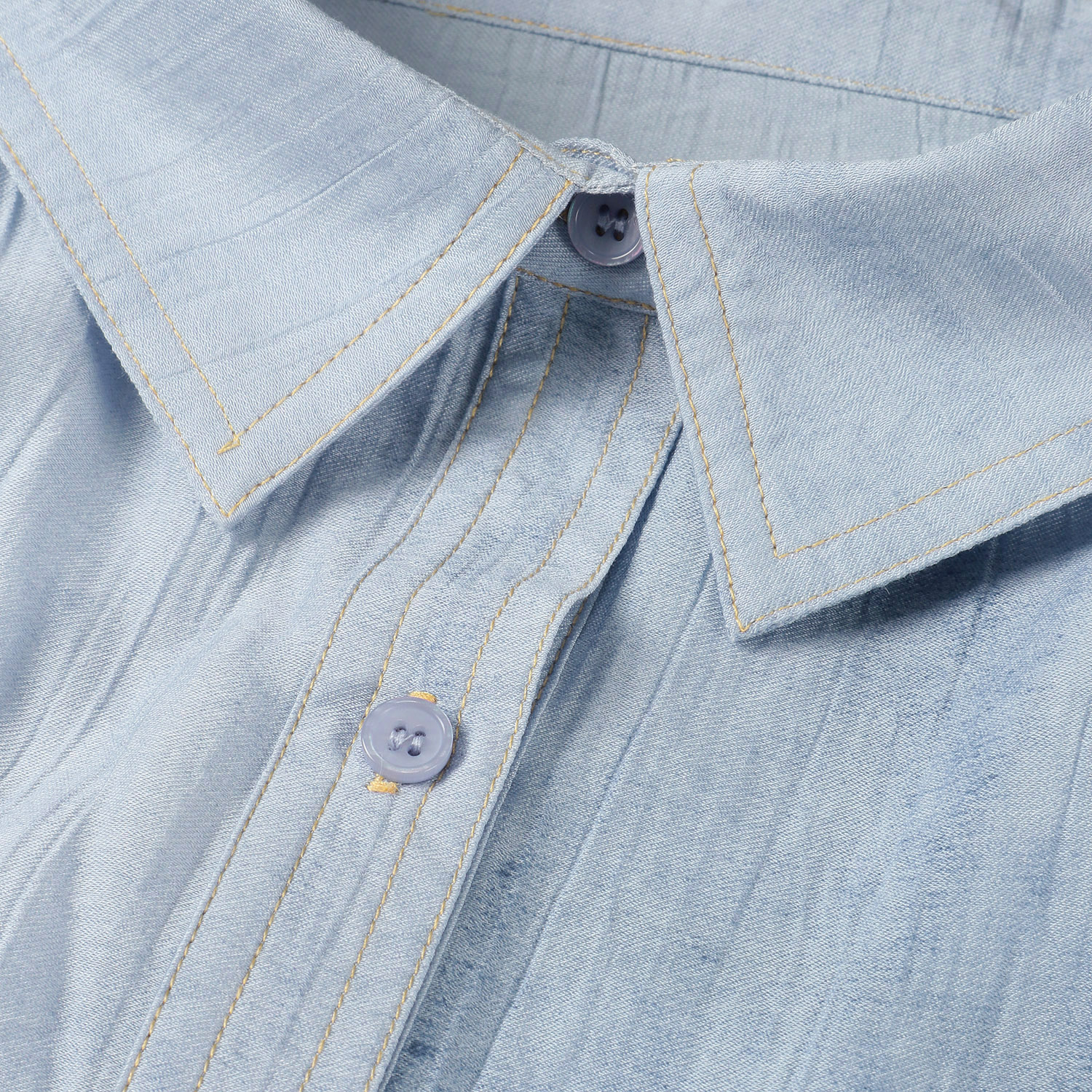 セミシアーデニム風シャツ - 画像9