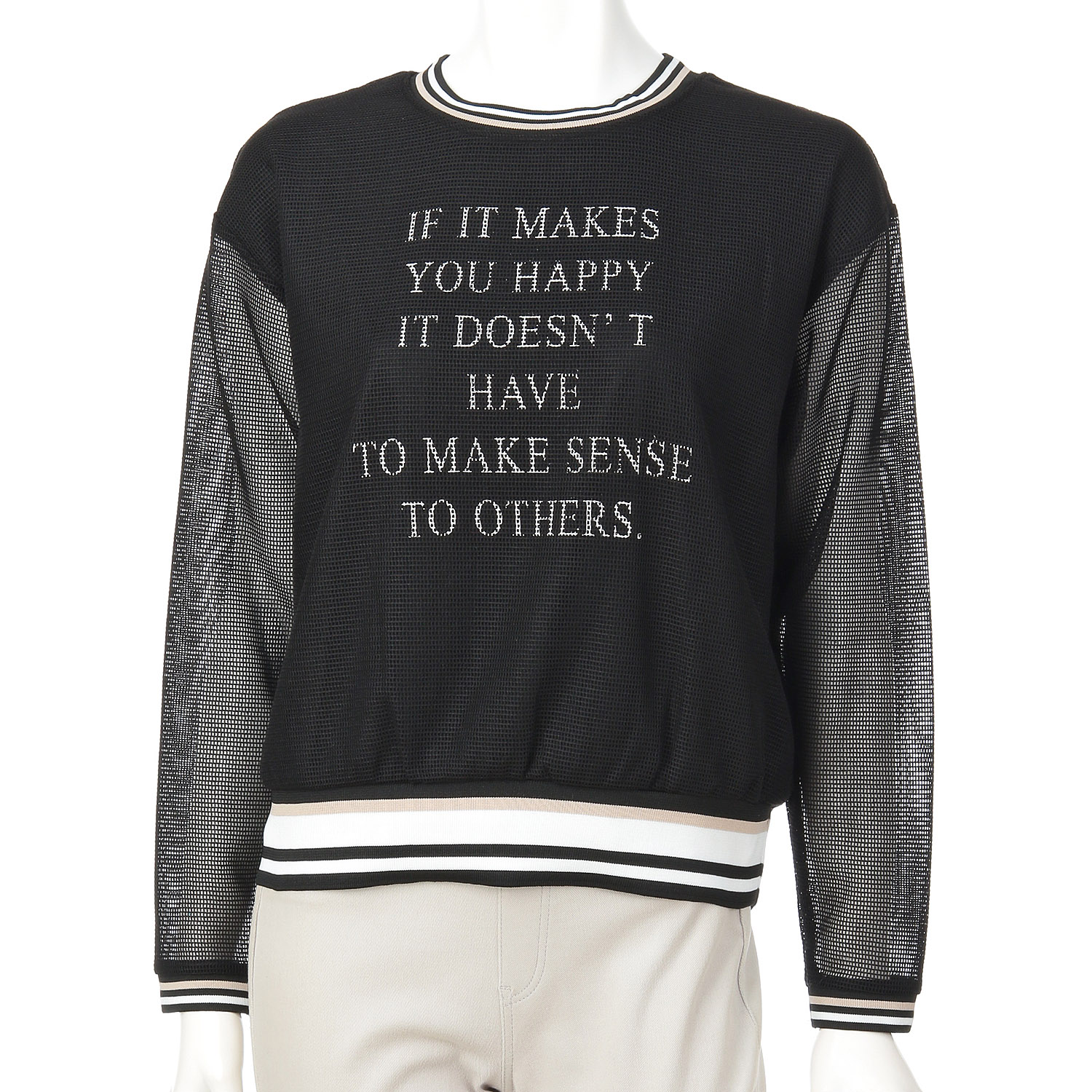 メッシュプリントプルオーバー - 画像2