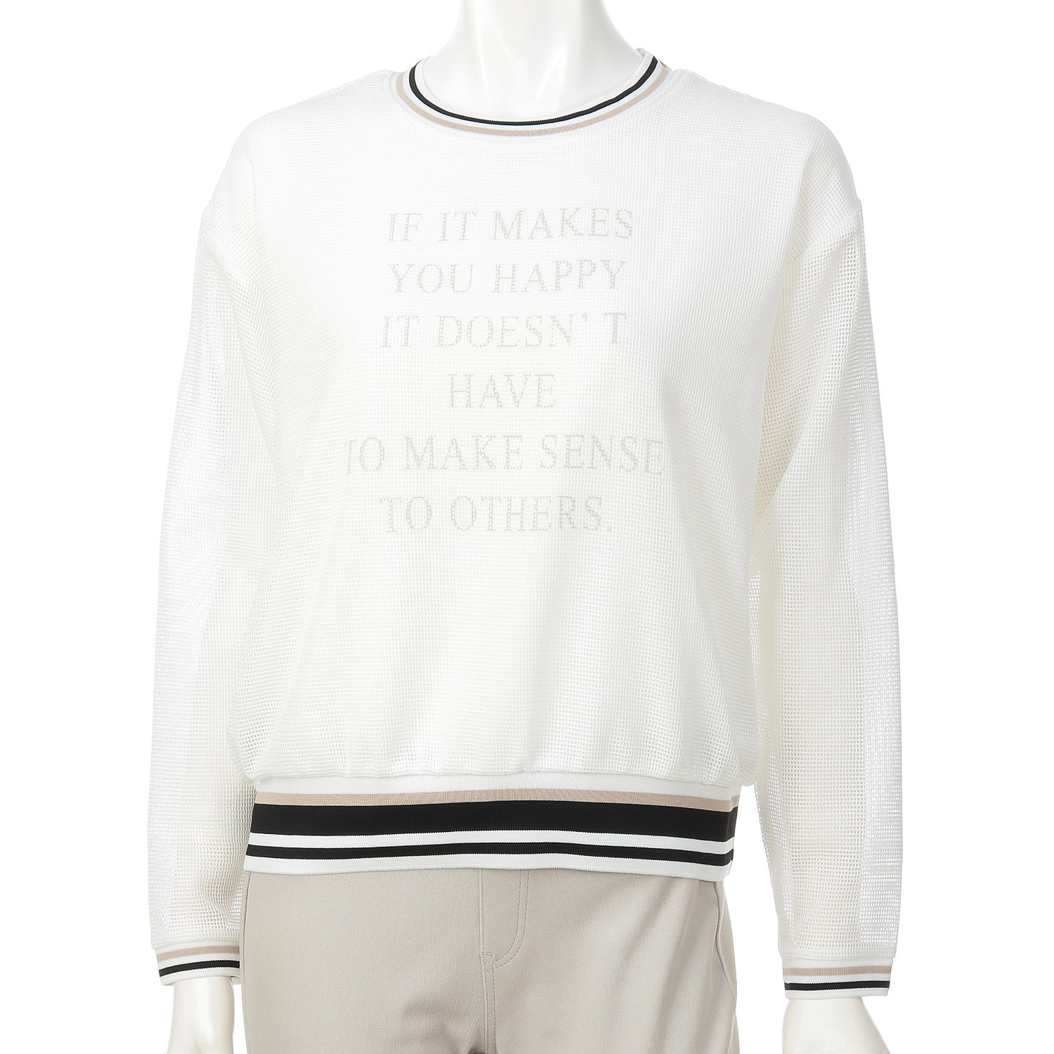 メッシュプリントプルオーバー - 画像3