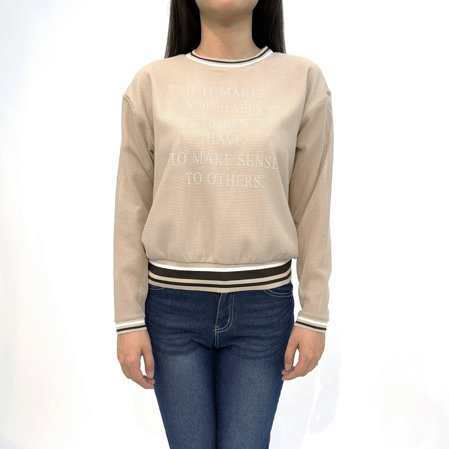 メッシュプリントプルオーバー - 画像5