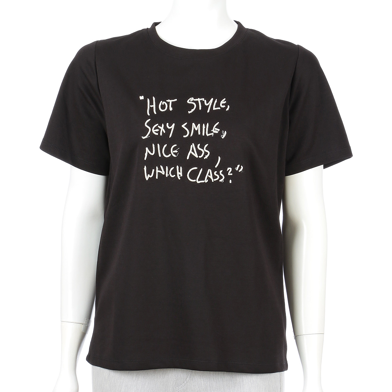 英字刺繍Tシャツ - 画像5