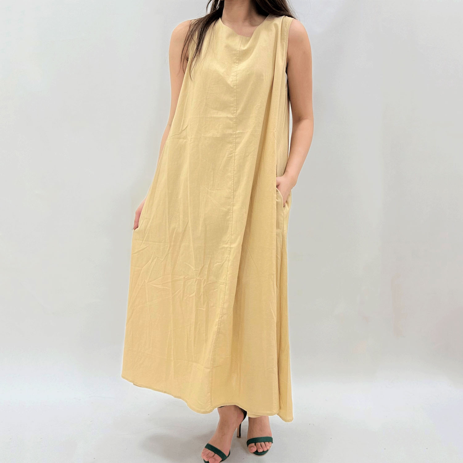 無地ワンピース - 画像1