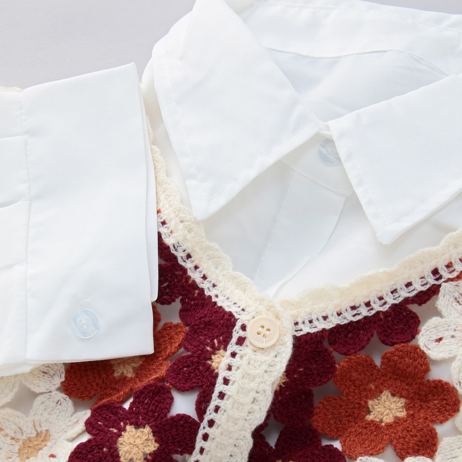 レースアンサンブルブラウス - 画像7