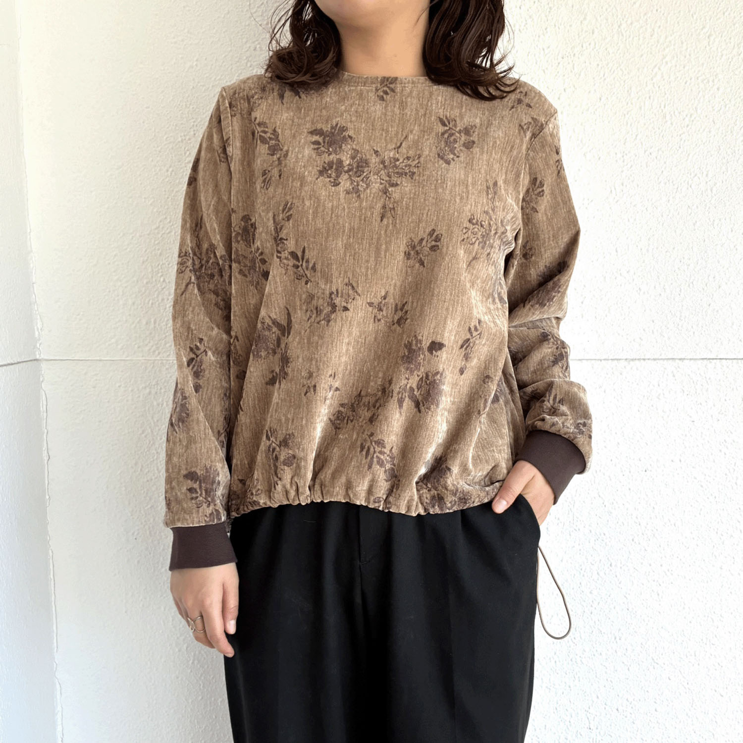 プリントカットブラウジングプルオーバー - 画像10