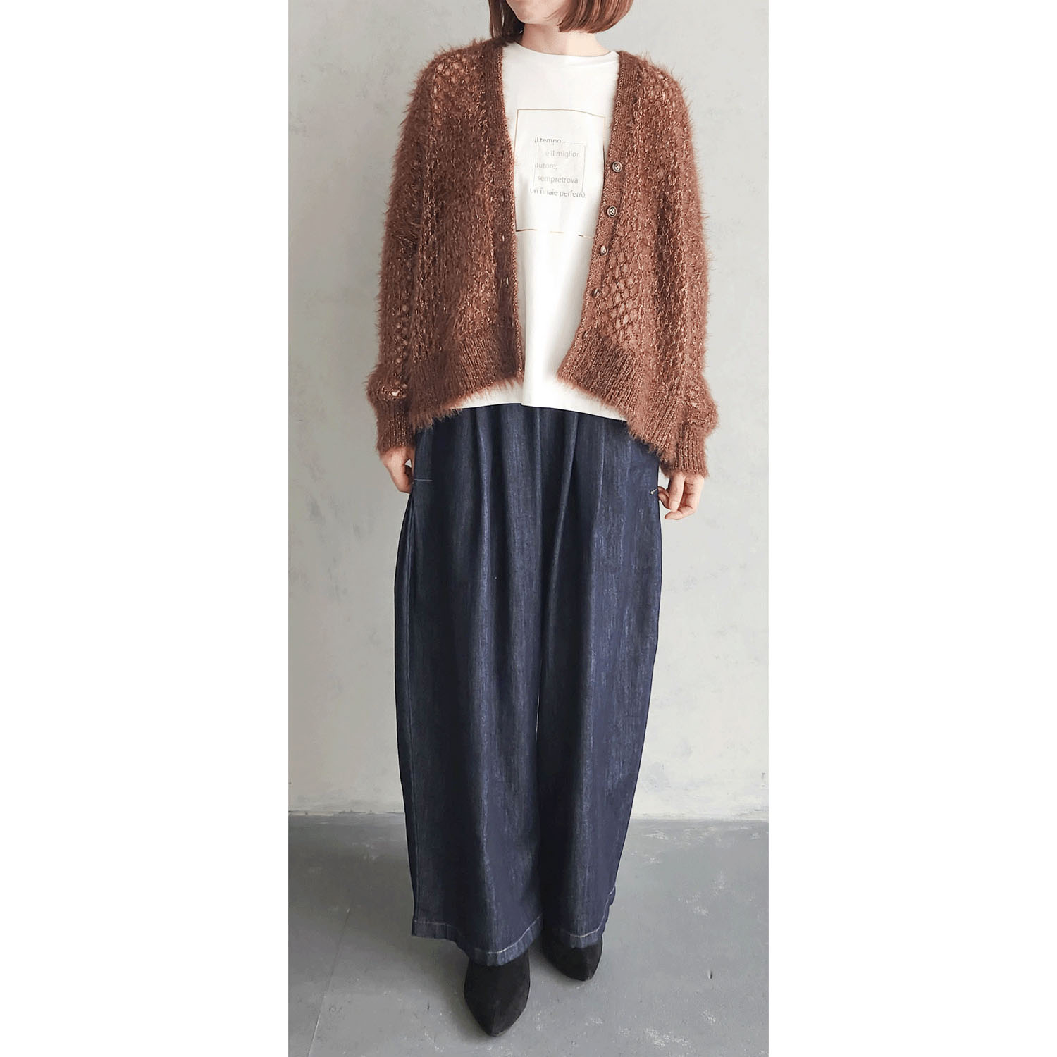 メッシュニットカーディガン - 画像5