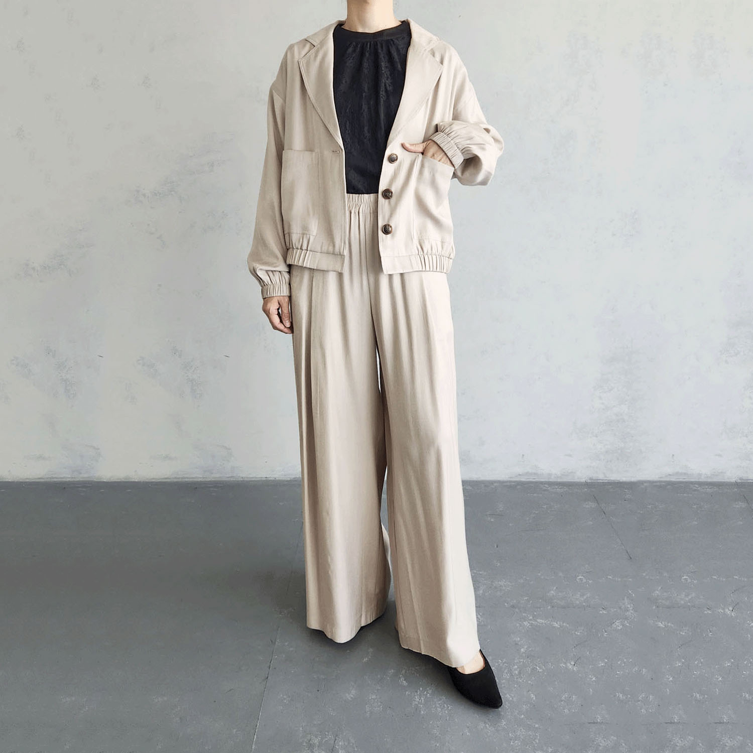 epidemique シャイニーツイルジャケット - 画像13