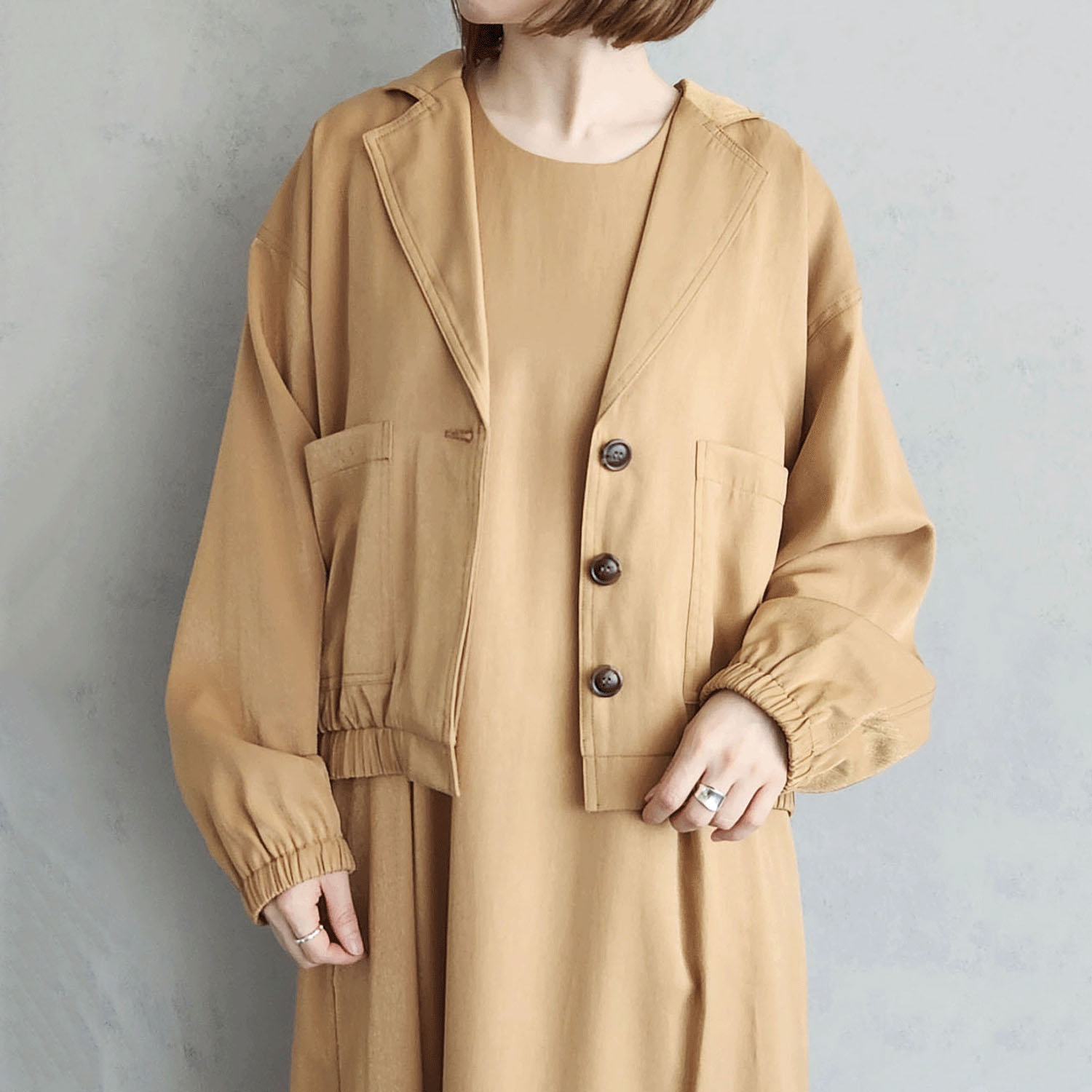 epidemique シャイニーツイルジャケット - 画像17