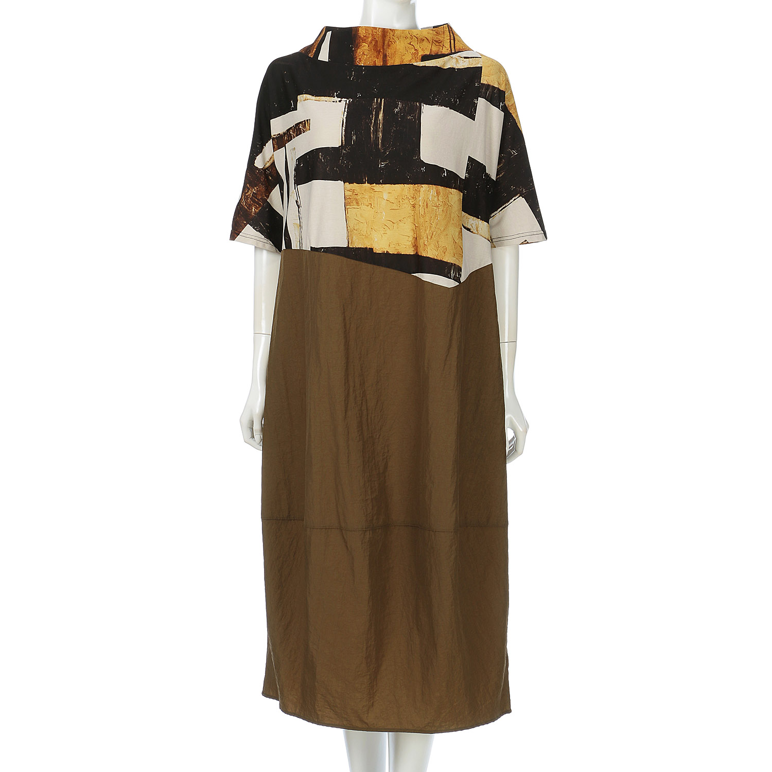 タック切替ワンピース - 画像1