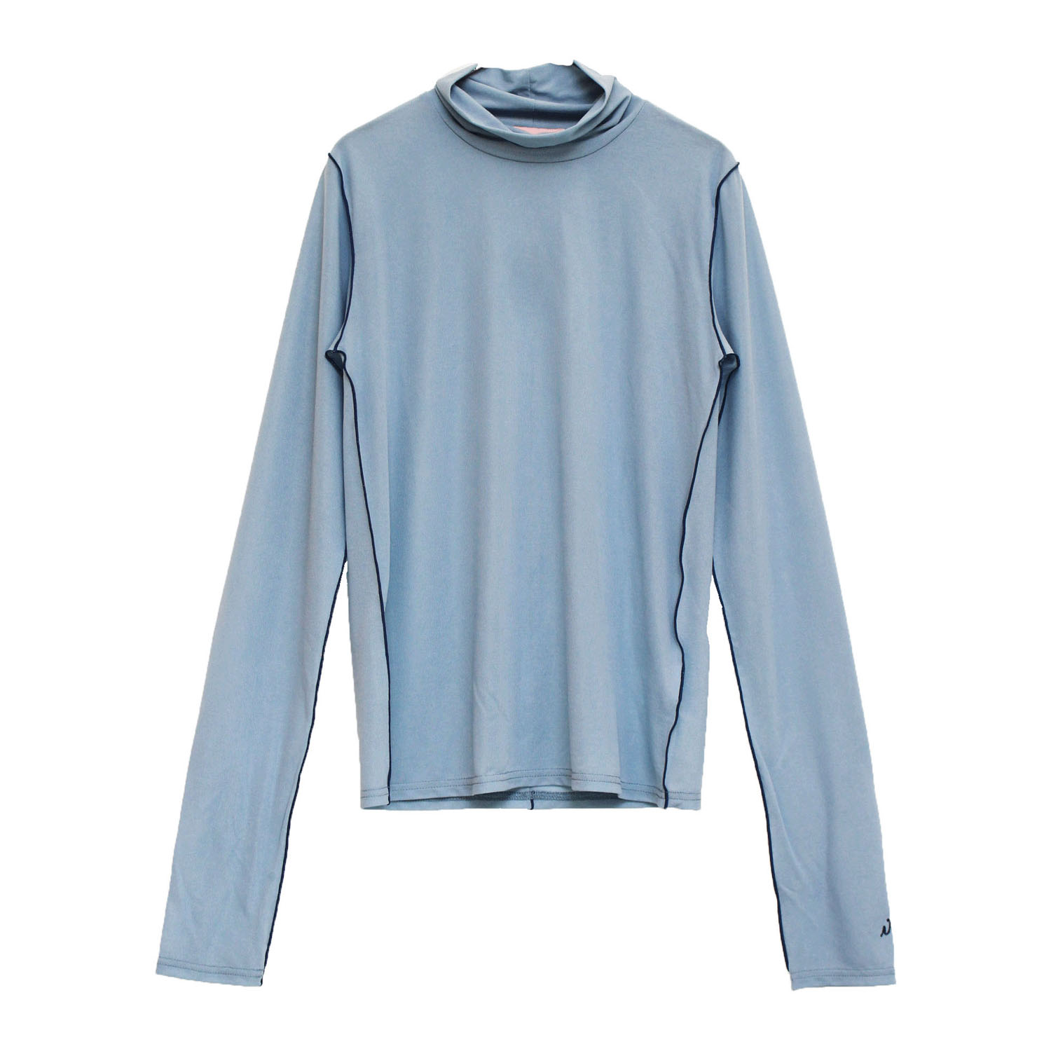 【新ブランド】notorico シースルー配色メローハイネック - 画像13