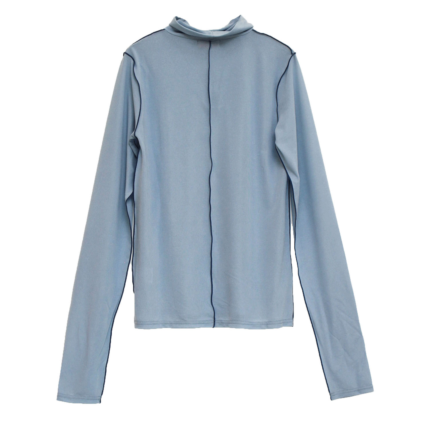 【新ブランド】notorico シースルー配色メローハイネック - 画像14