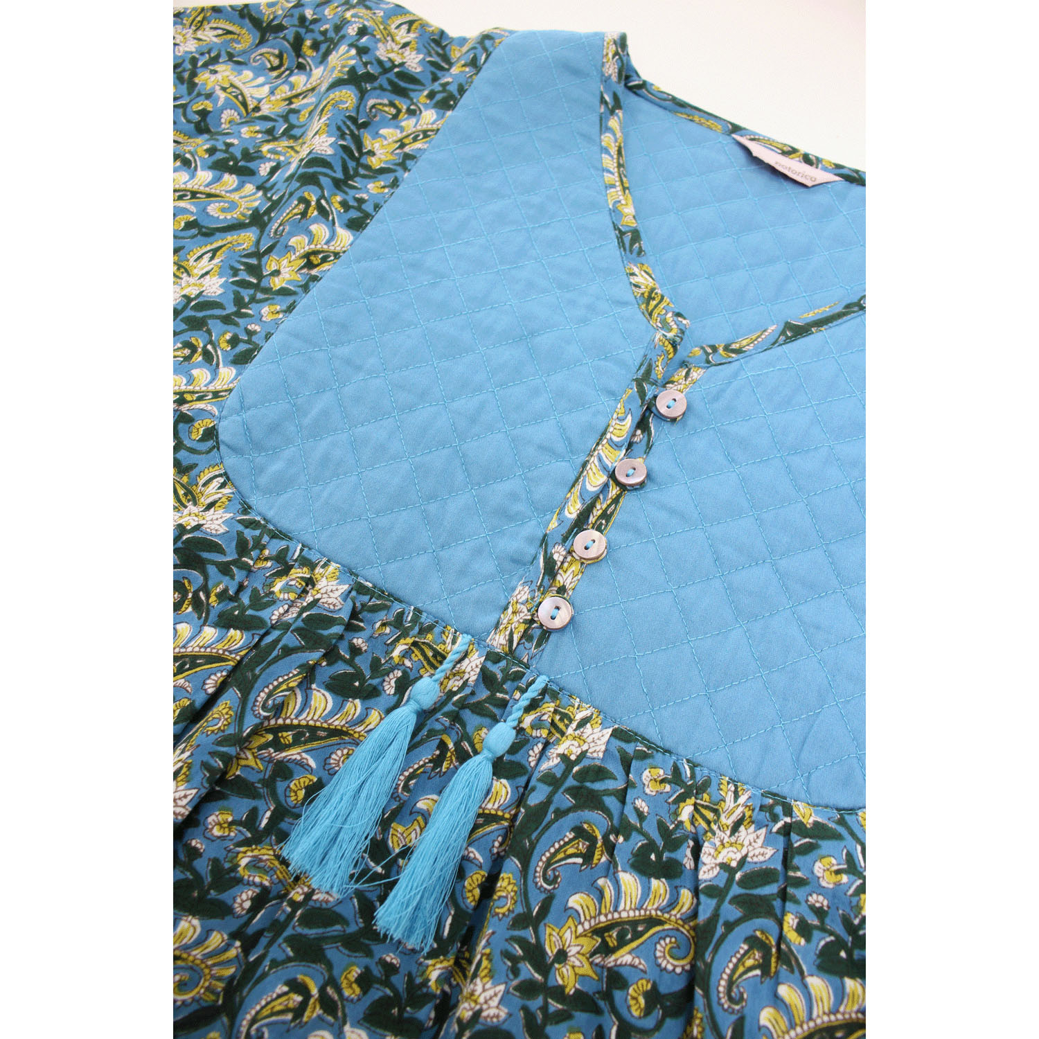 【新ブランド】notorico キルトヨークプルオーバー - 画像17