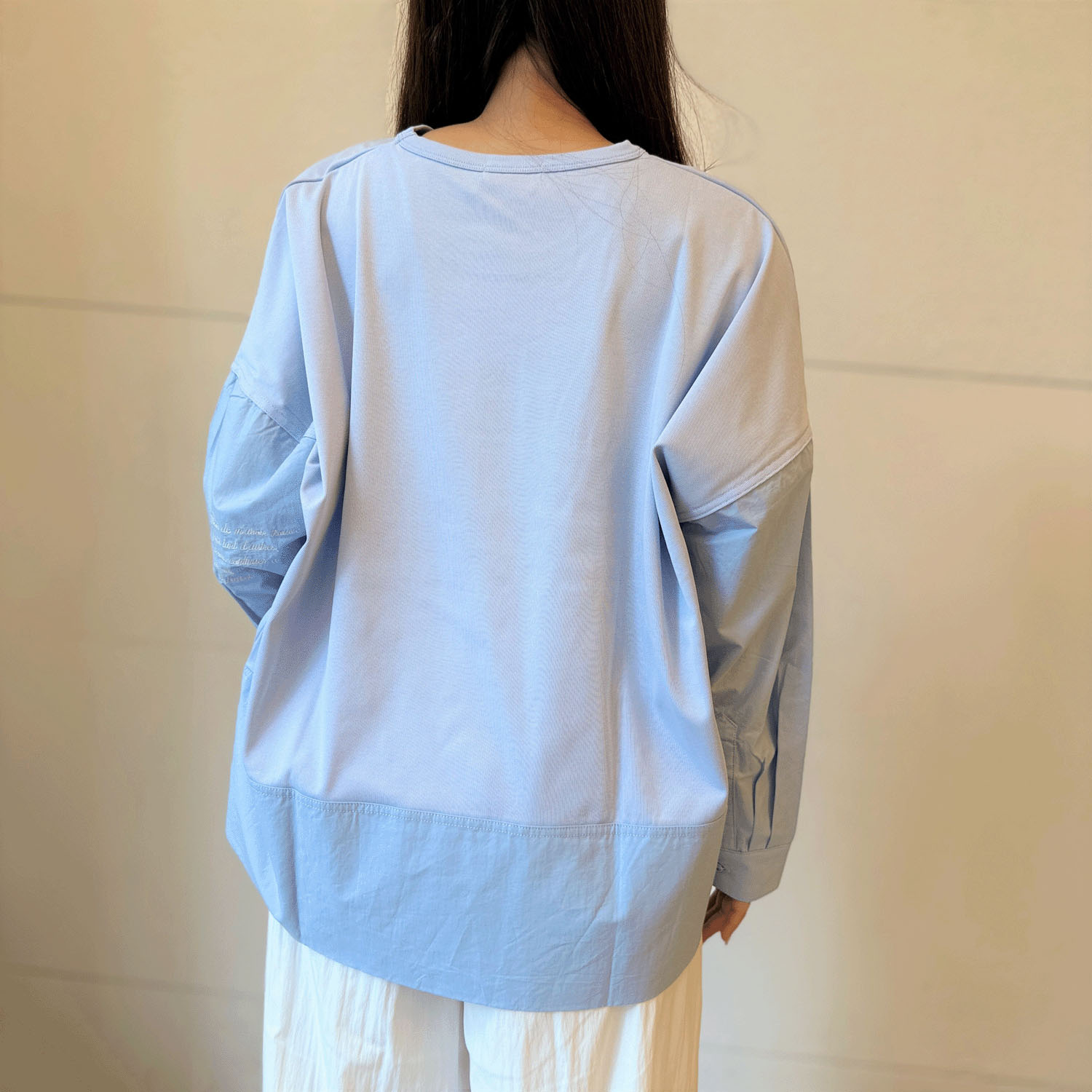 【新ブランド】notorico 肘刺繍バルーンシャツ - 画像16