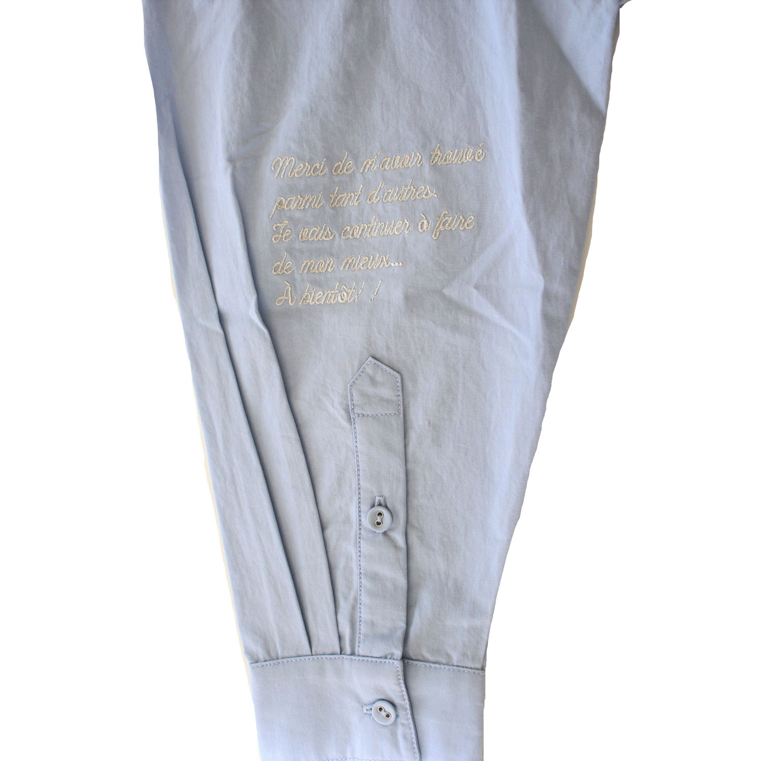 【新ブランド】notorico 肘刺繍バルーンシャツ - 画像20