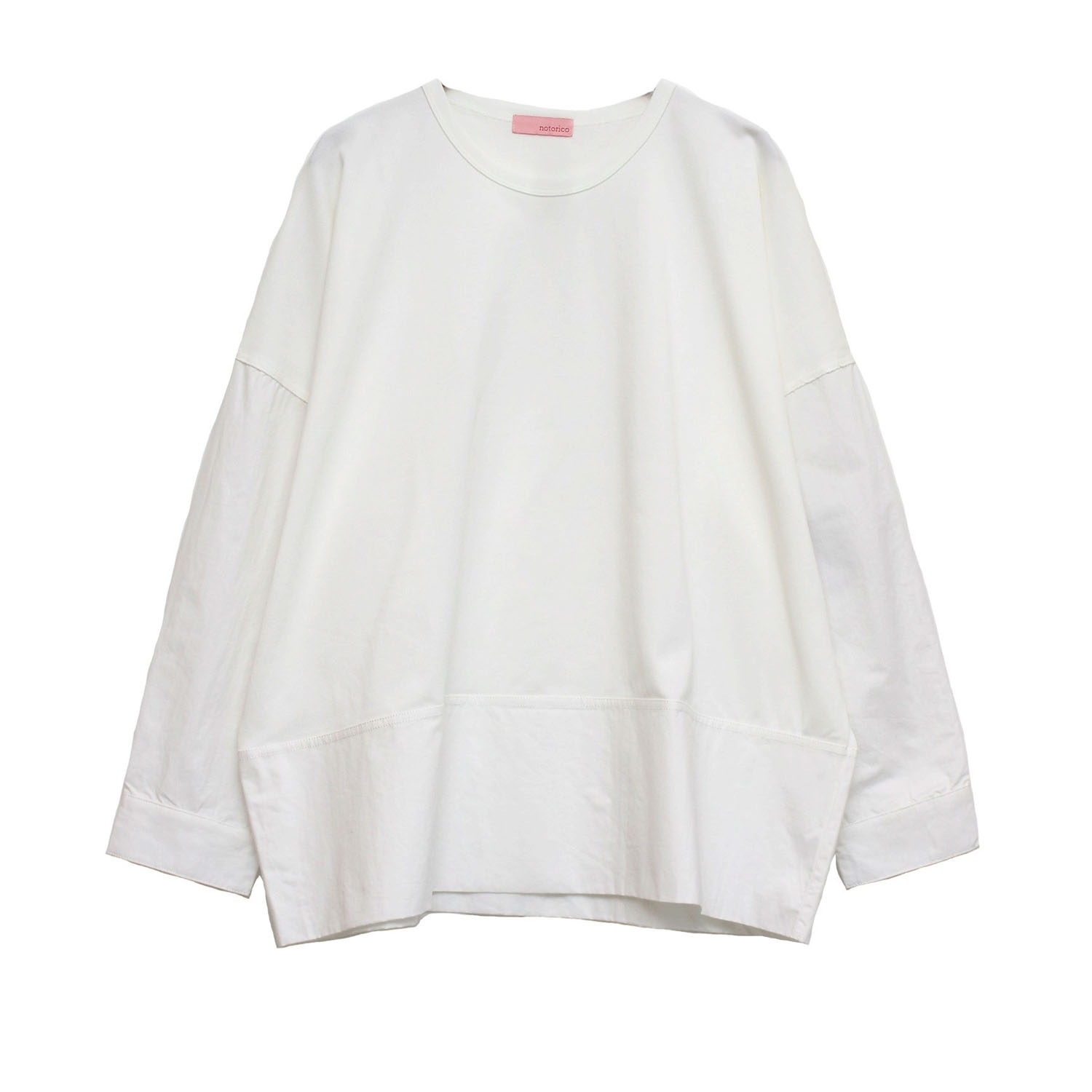 【新ブランド】notorico 肘刺繍バルーンシャツ - 画像6