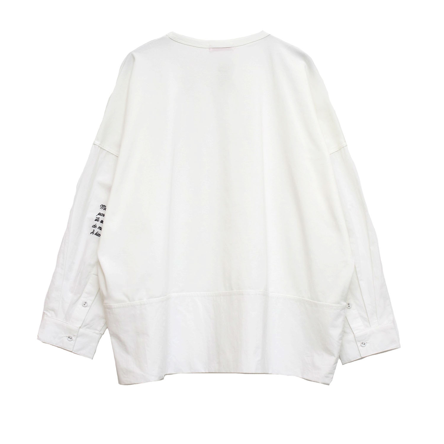 【新ブランド】notorico 肘刺繍バルーンシャツ - 画像7