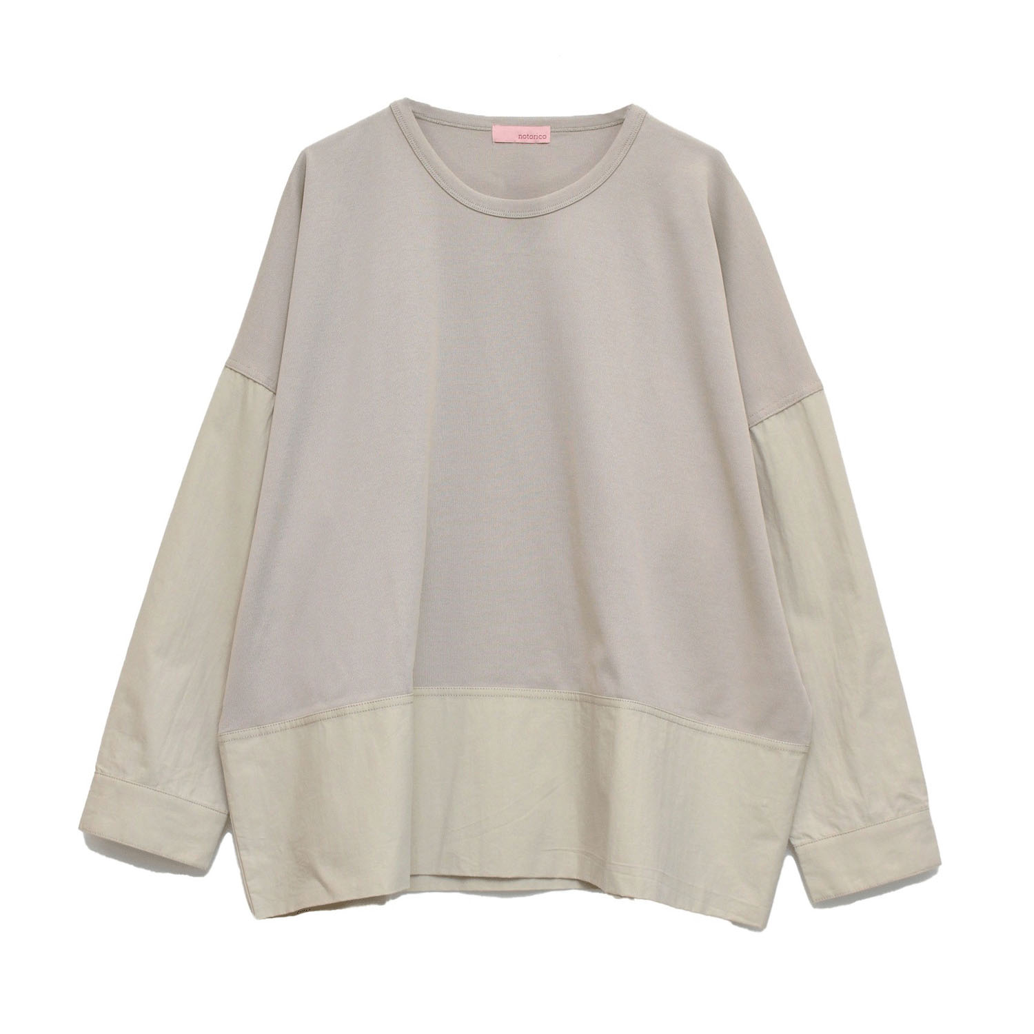 【新ブランド】notorico 肘刺繍バルーンシャツ - 画像10