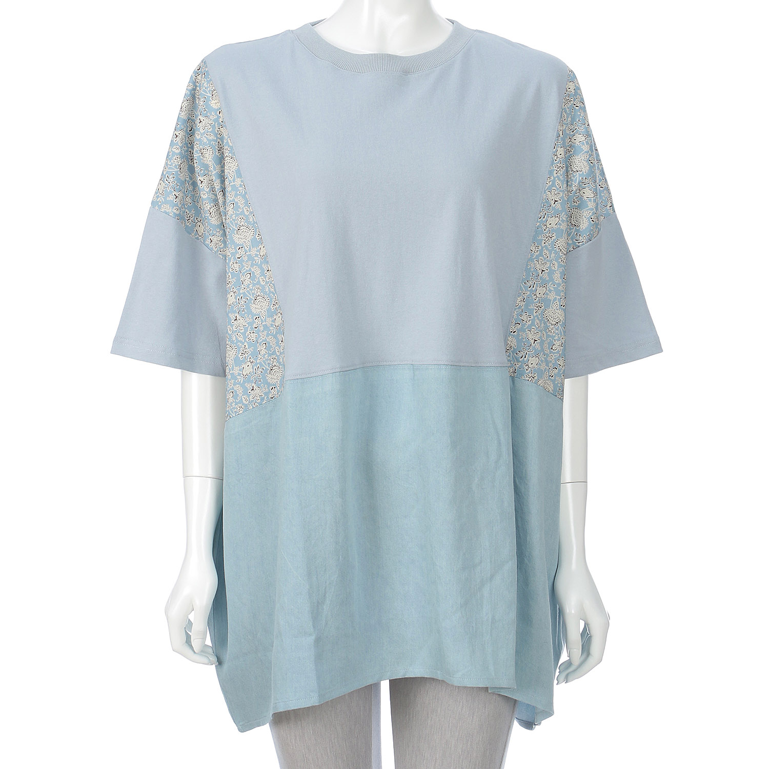 LUPILIENパッチワークビッグTシャツ - 画像4