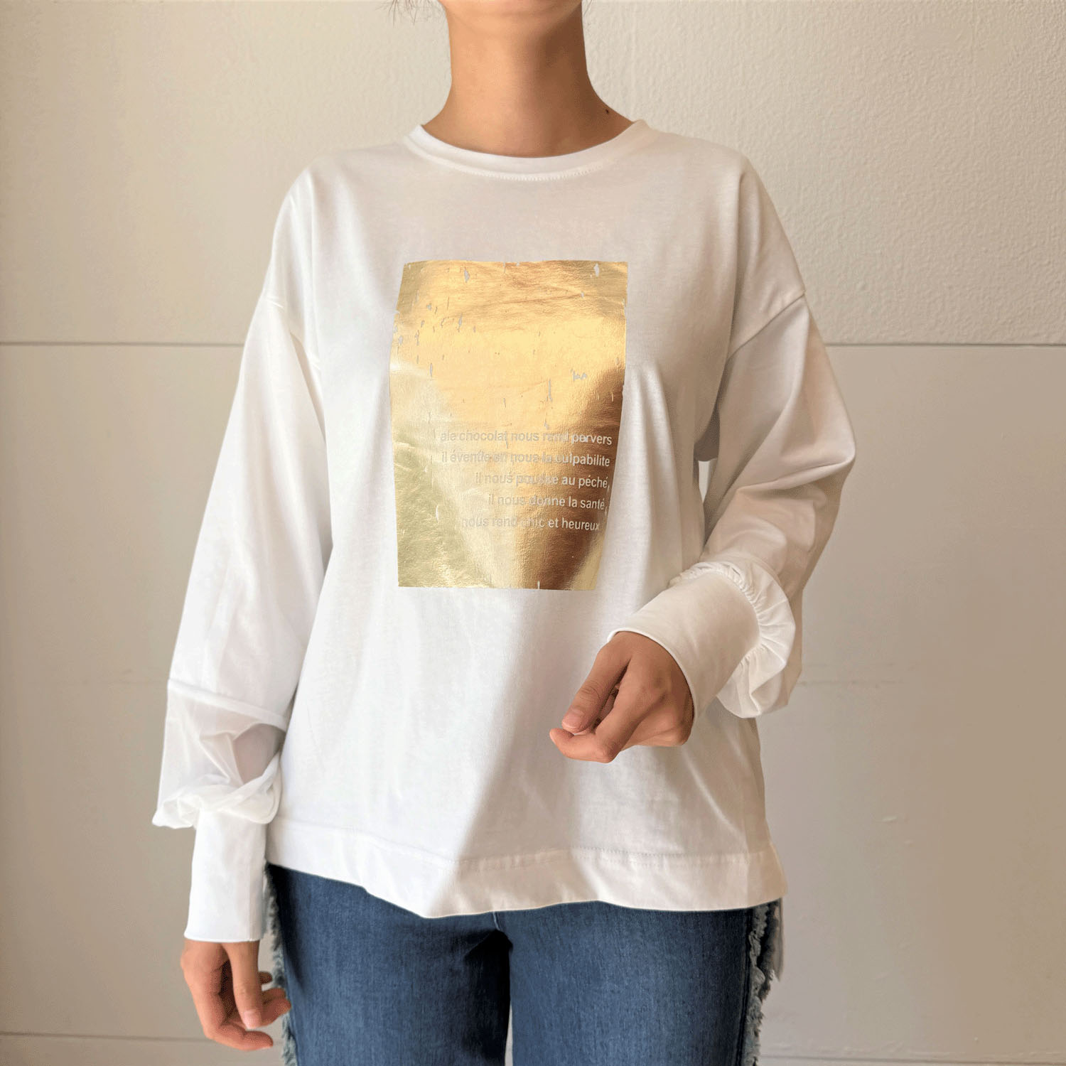 箔プリントT - 画像1