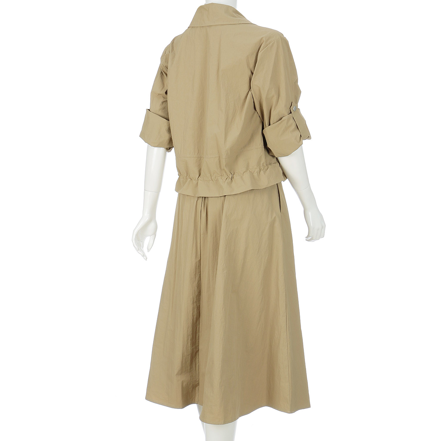 ワークジャケット＆フレアスカート セットアップ - 画像4