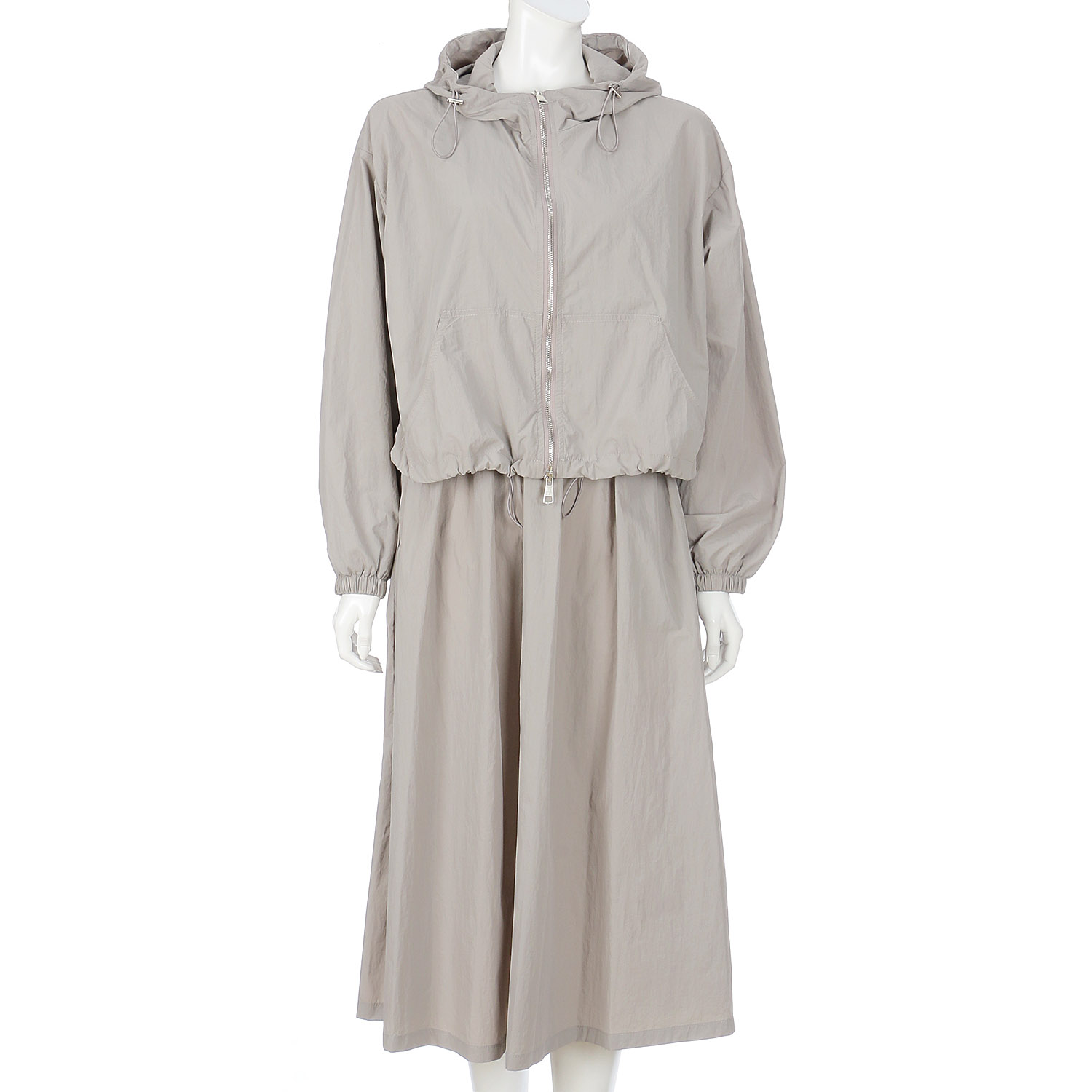 ジップジャケット＆コンビワンピースアンサンブル - 画像2