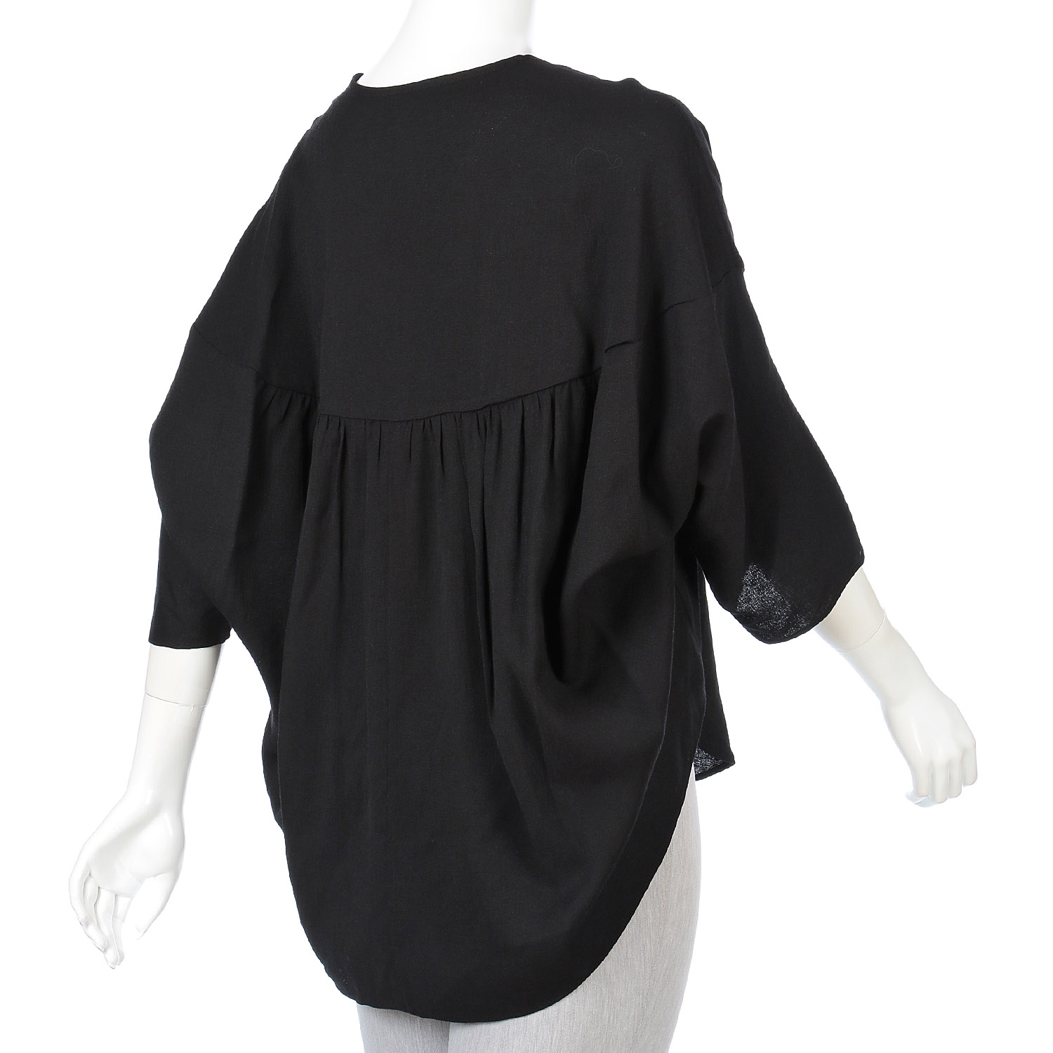 epidemique リネン混Vネックプルオーバー - 画像3