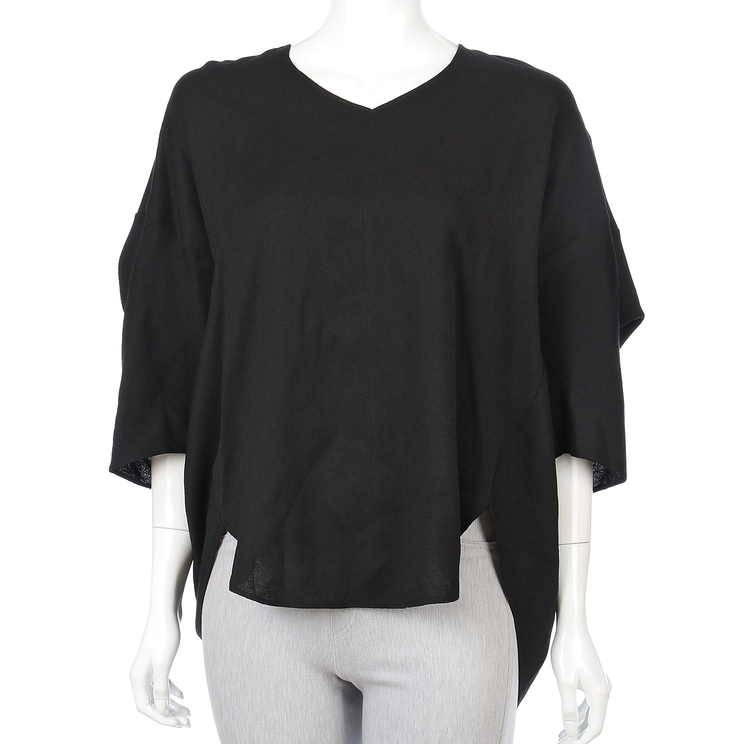 epidemique リネン混Vネックプルオーバー