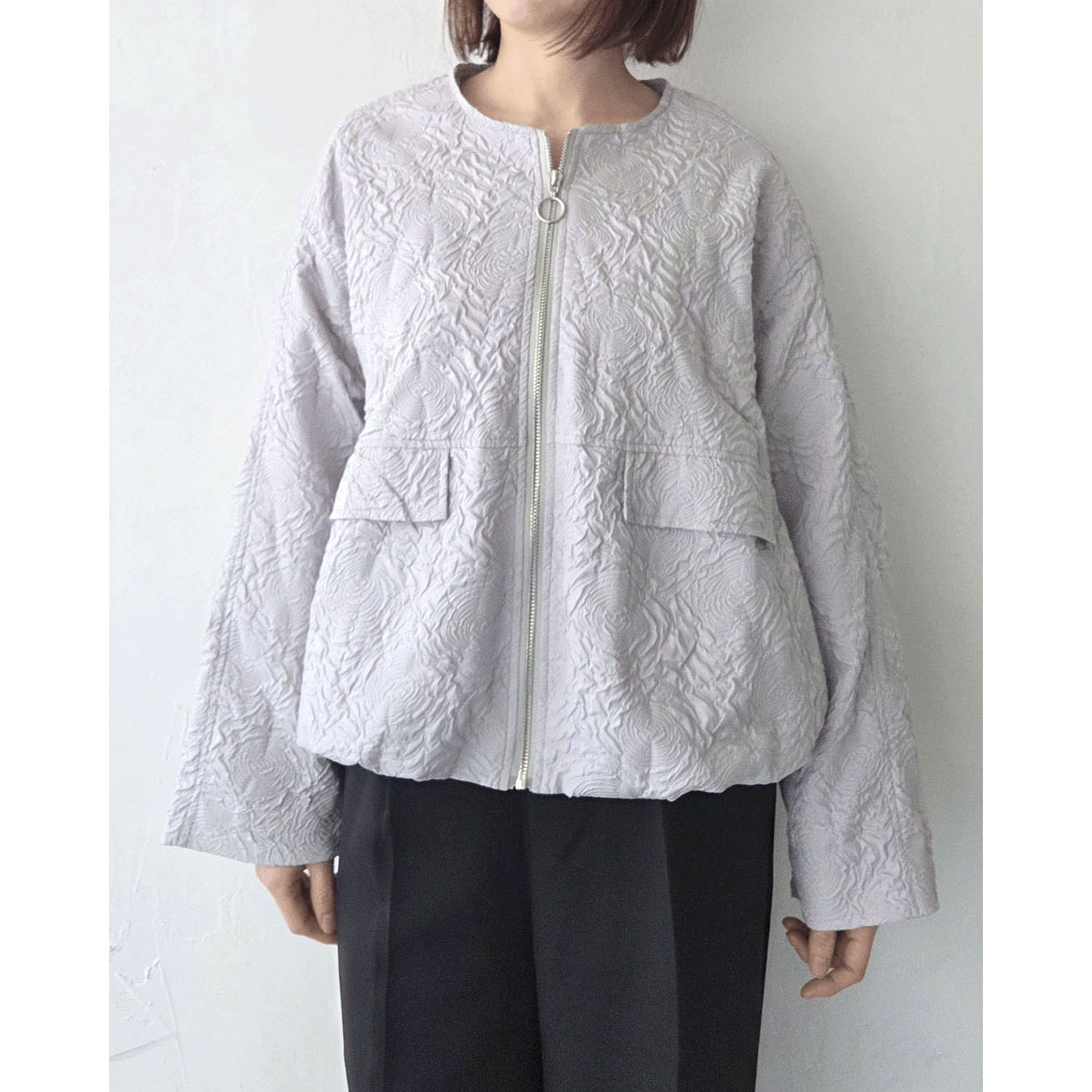 【Insta Live】epidemique 膨れジャカードブルゾン