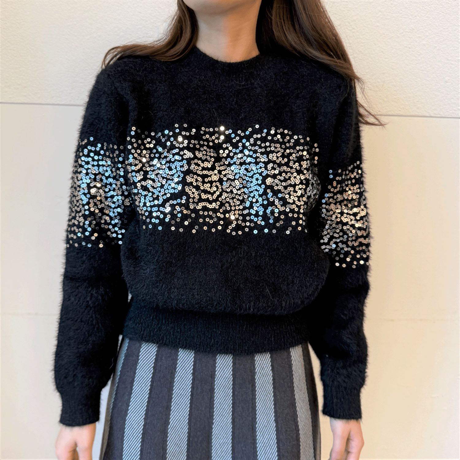 スパンコールヨコダンニット - 画像1