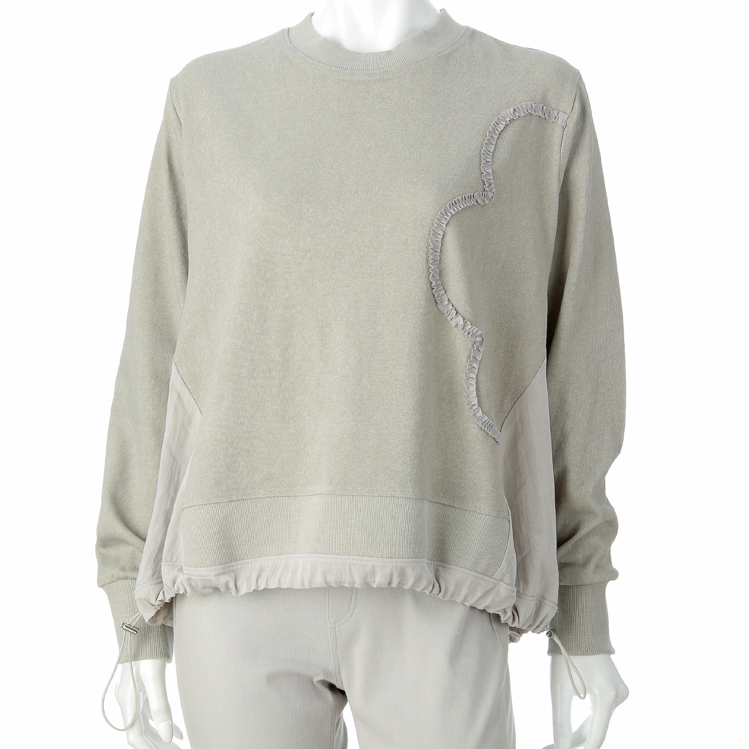 前身モチーフ布帛切替プルオーバー - 画像1