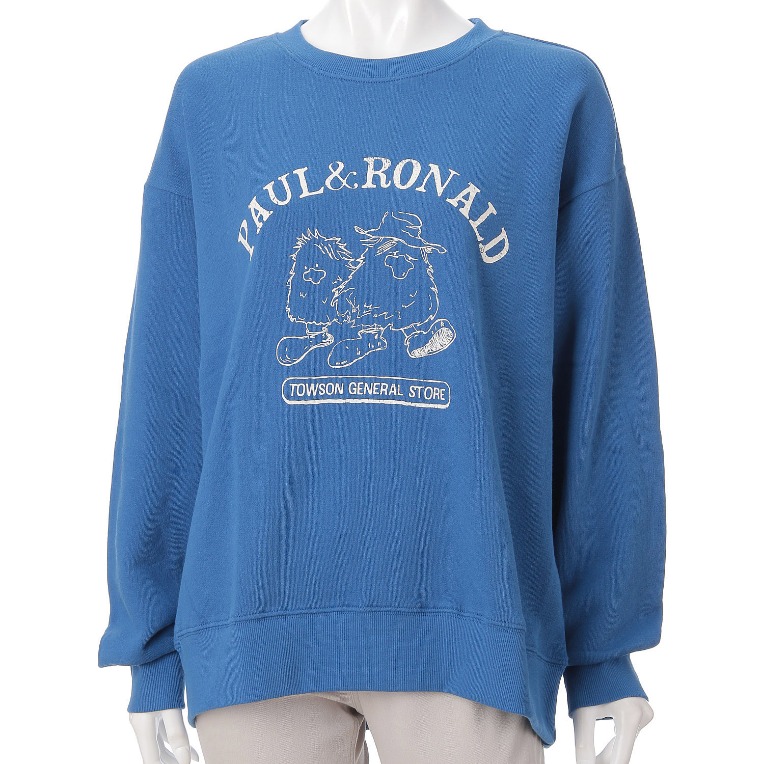 【新ブランド】CUBE SUGAR ガーゼ裏毛ロゴプリントプルオーバー - 画像10