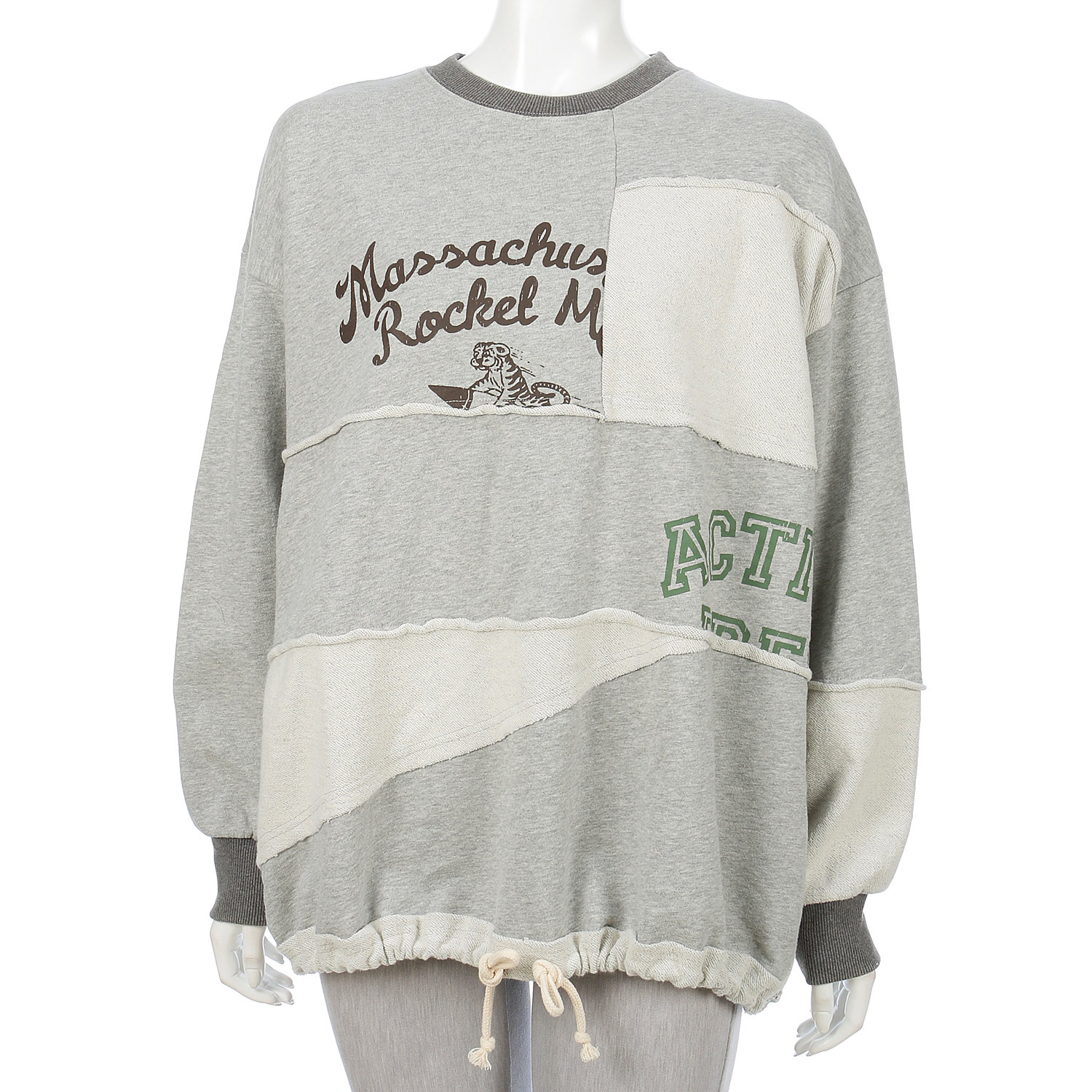 CUBE SUGAR 裏毛パウダー加工ビックプルオーバースウェット - 画像1