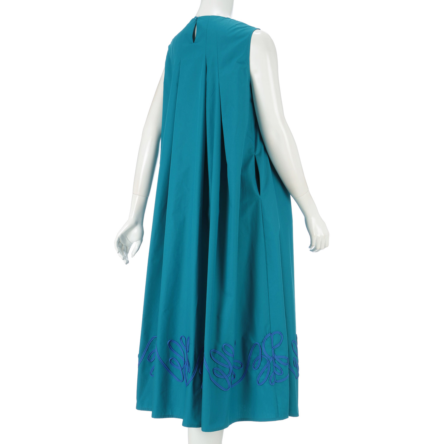 裾コード刺繍タックワンピース - 画像6