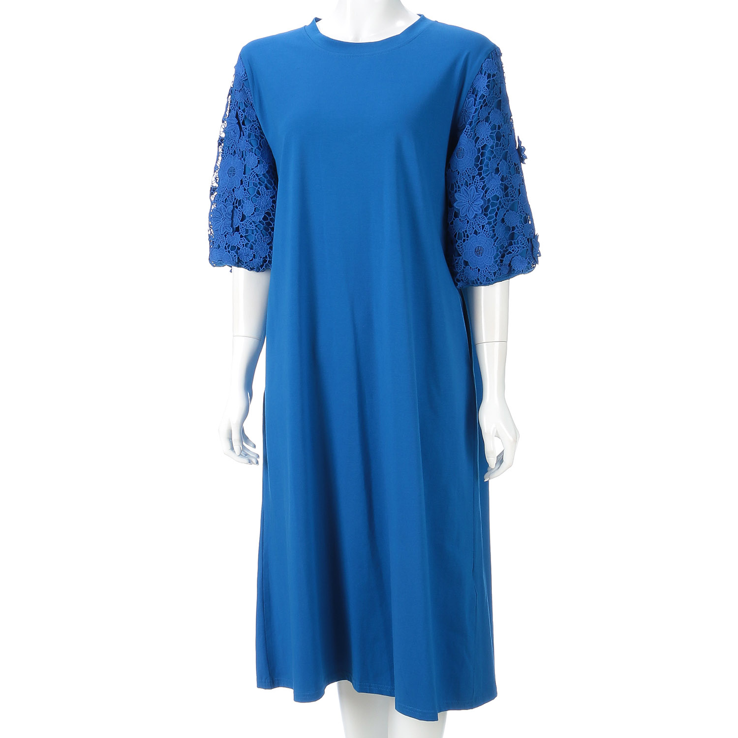 袖レースワンピース - 画像6