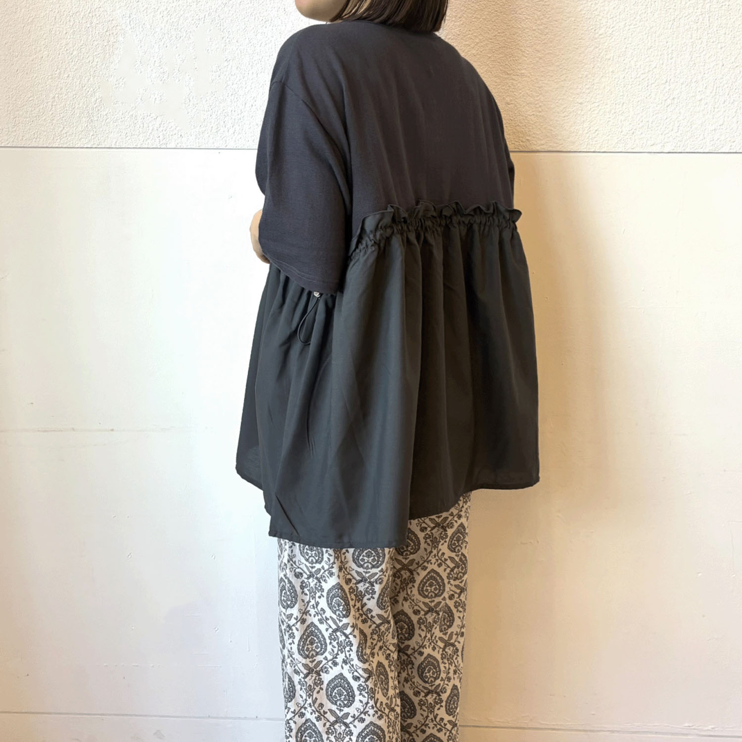 LUPILIEN 切替ギャザープルオーバー - 画像5