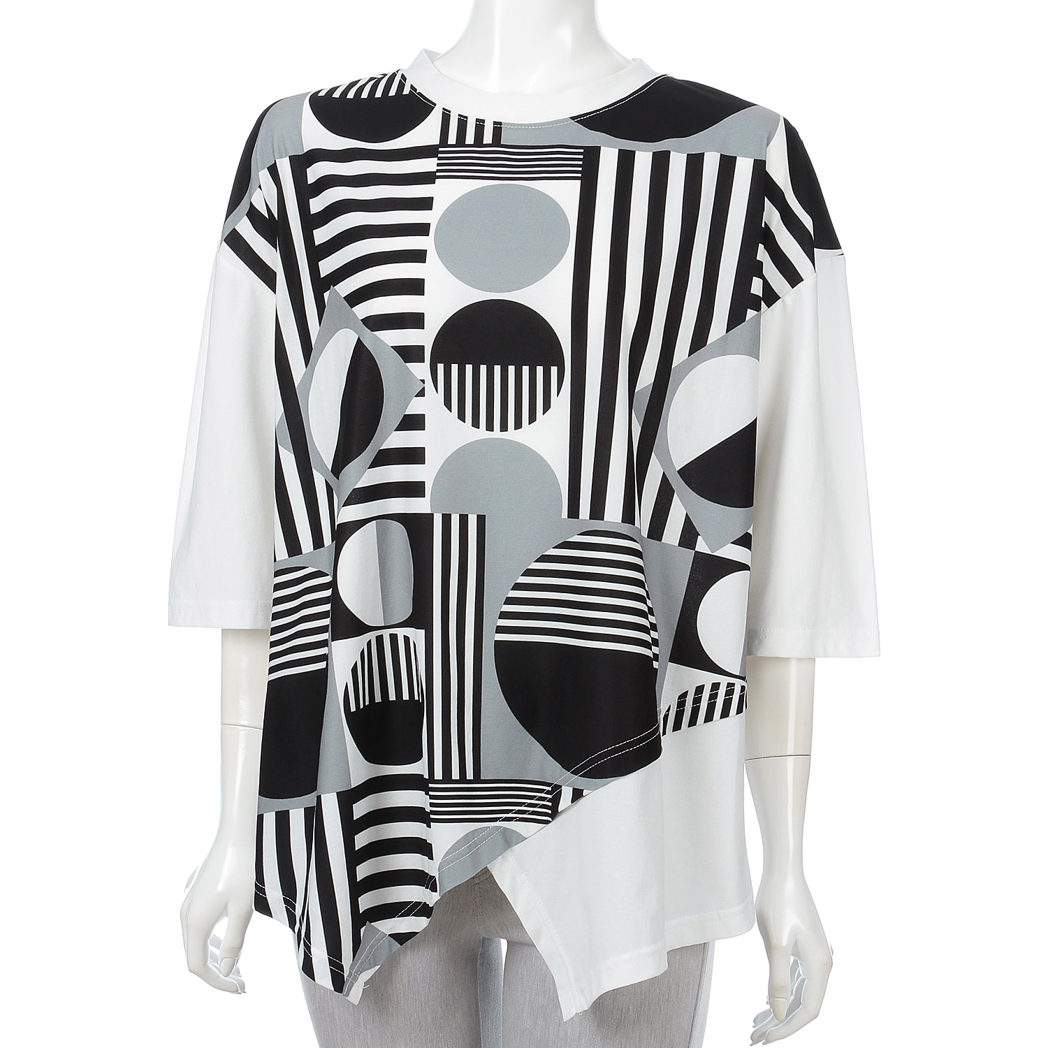 ボーダードットBIGカットソー - 画像2