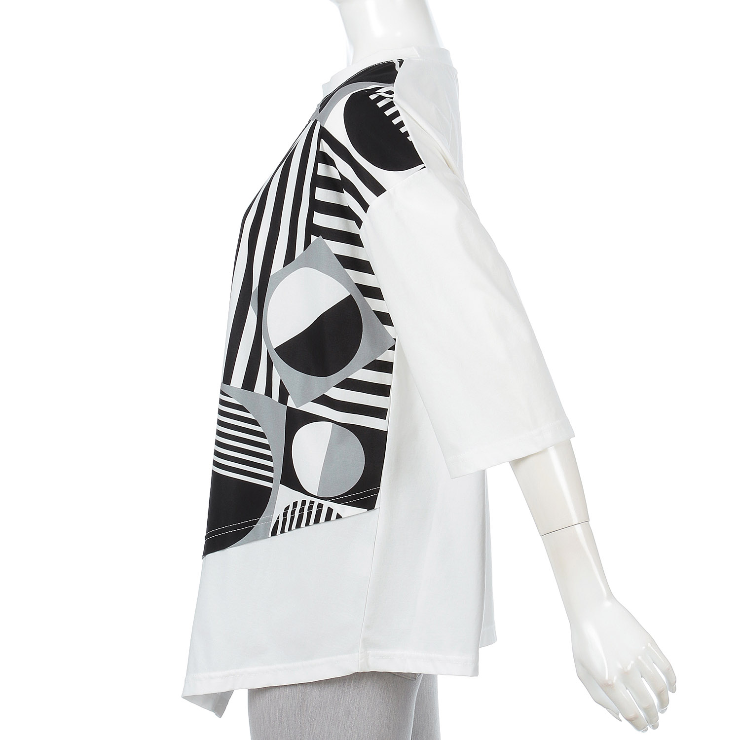 ボーダードットBIGカットソー - 画像3